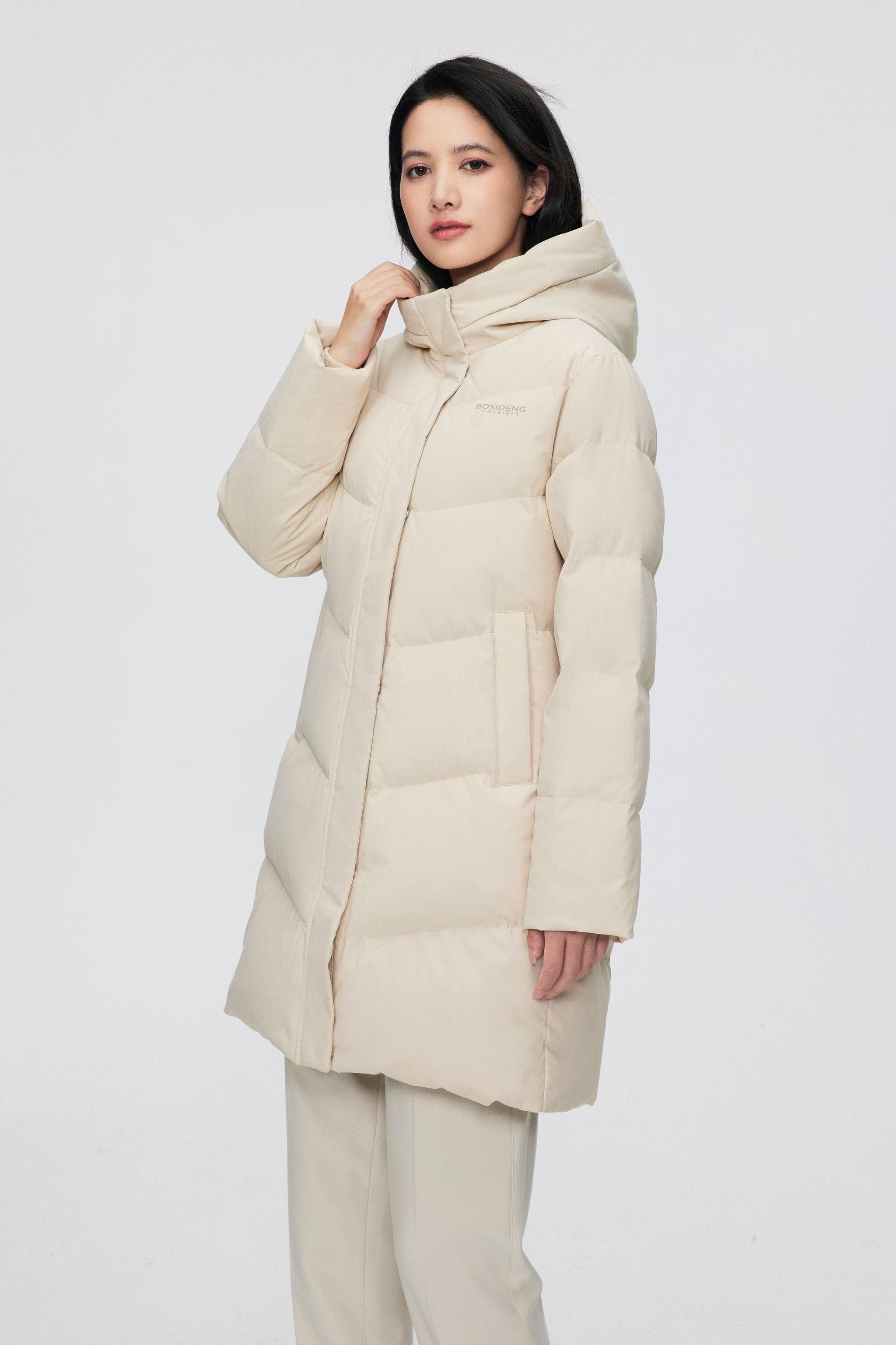 Women's Middle Length Down Coat 5124 - Image 8