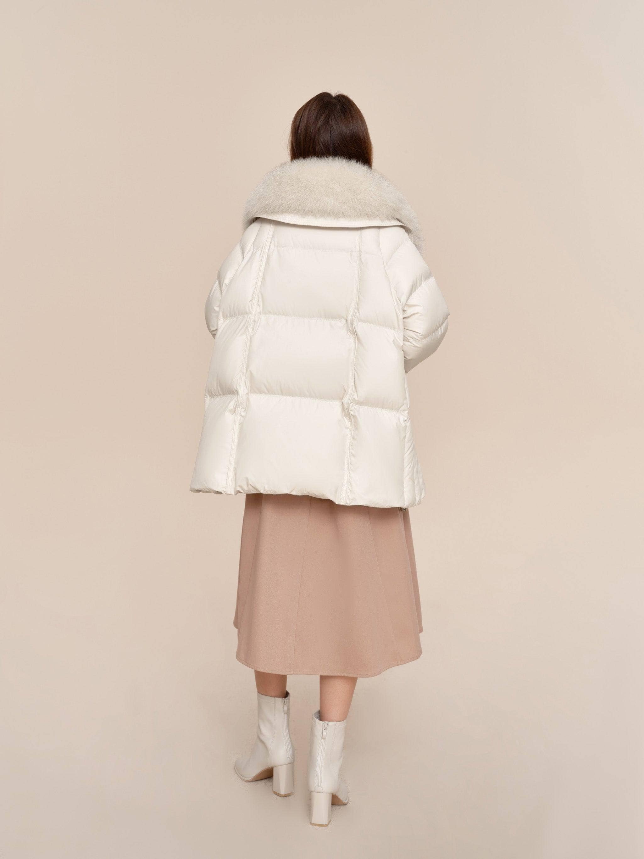 Women's Middle Length Down Coat 5186 - Image 4
