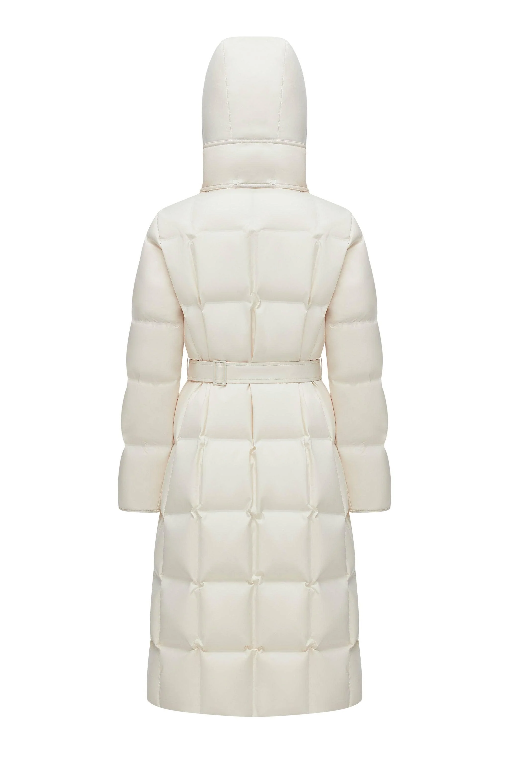 Women's Patterned Long Goose Down Coat - Image 25