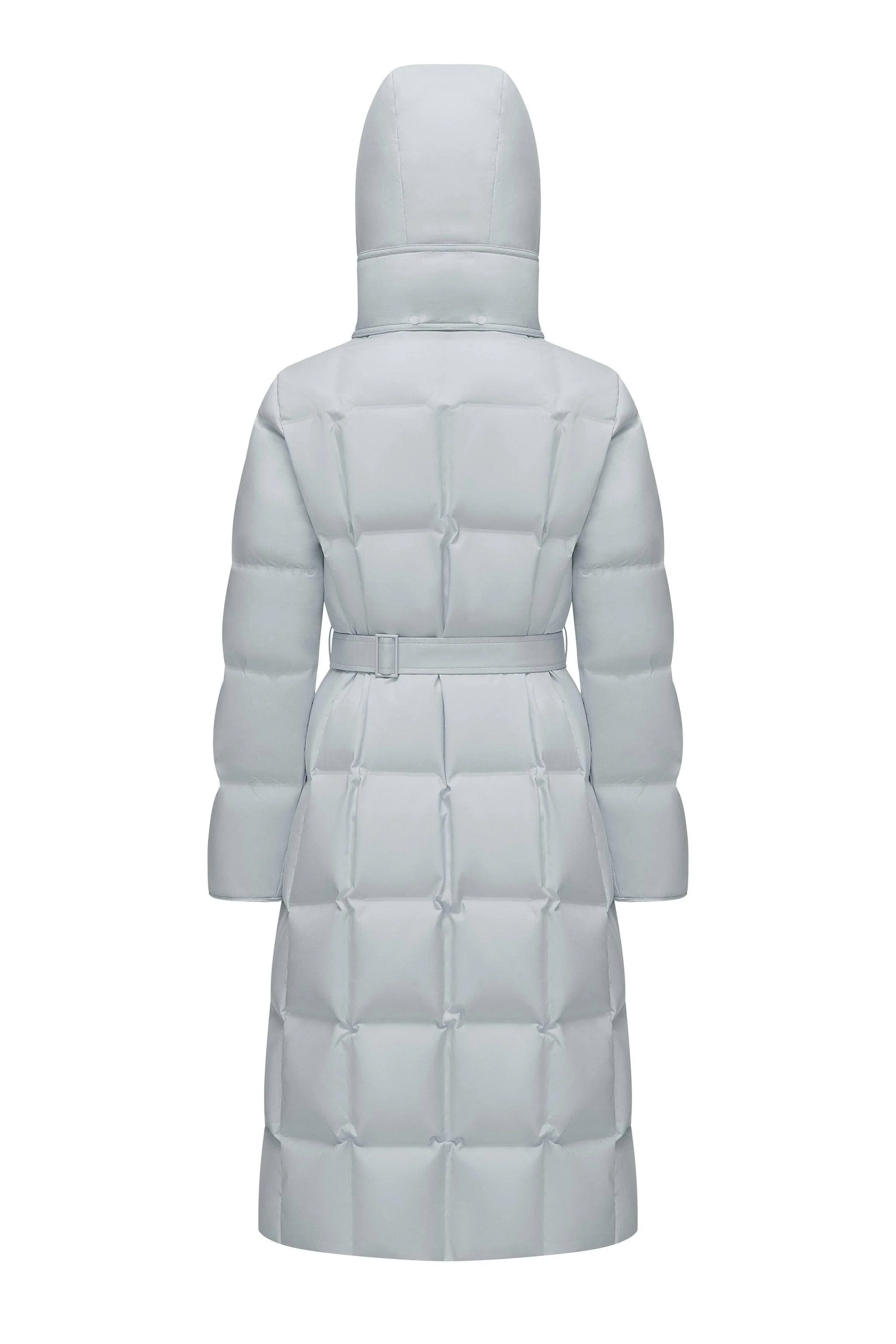 Women's Patterned Long Goose Down Coat - Image 31