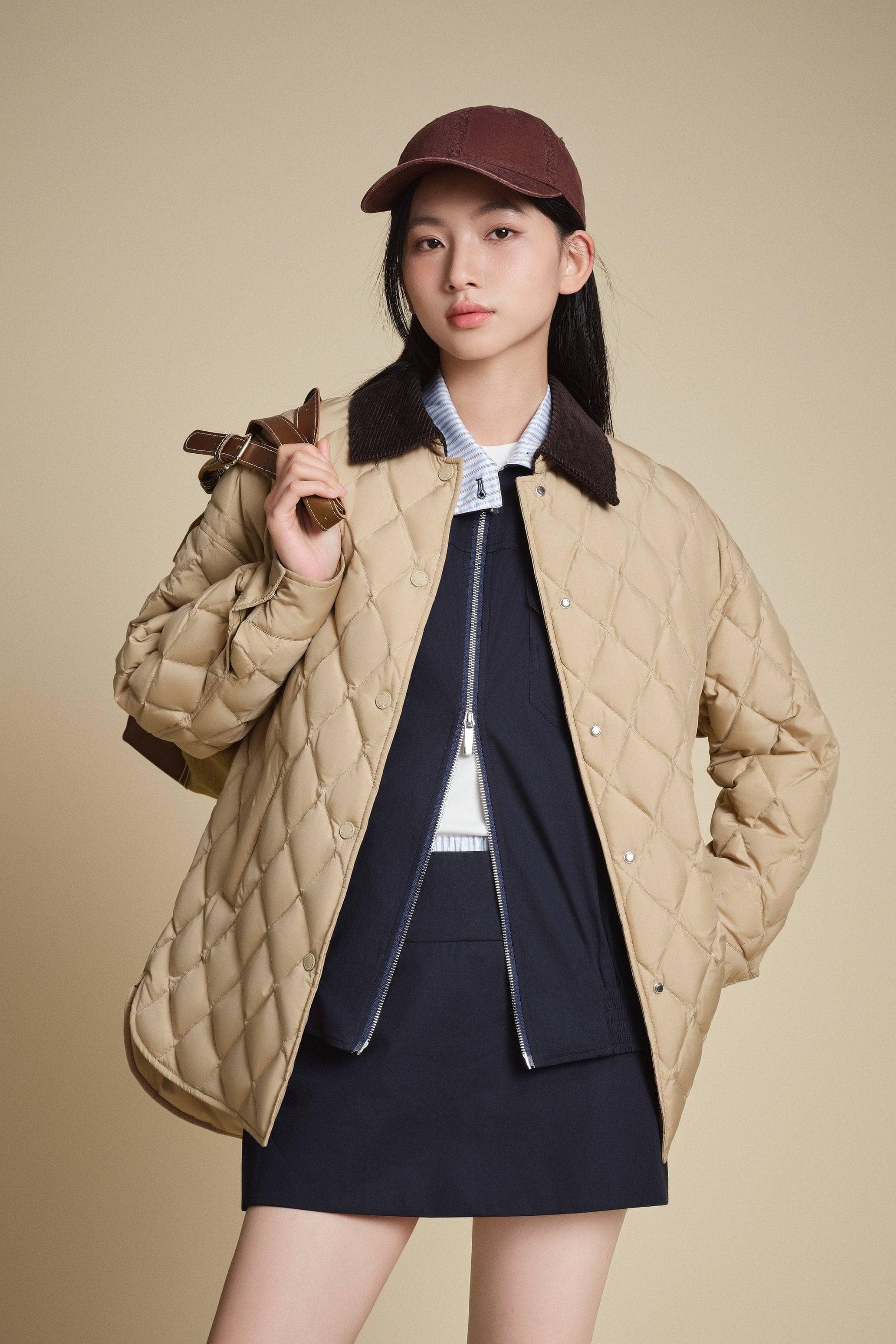 Women's Quilted Barn Down Jacket