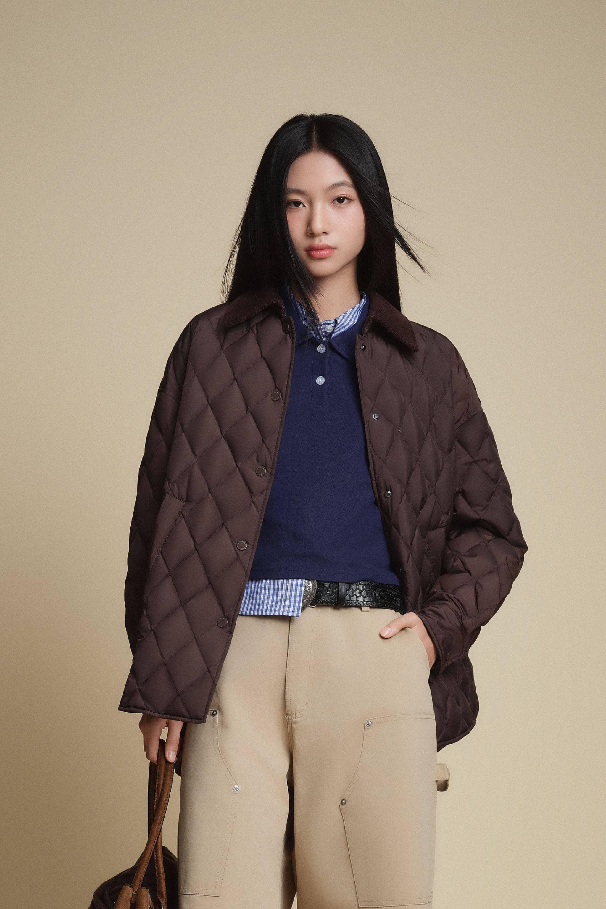 Women's Quilted Barn Down Jacket - Image 17