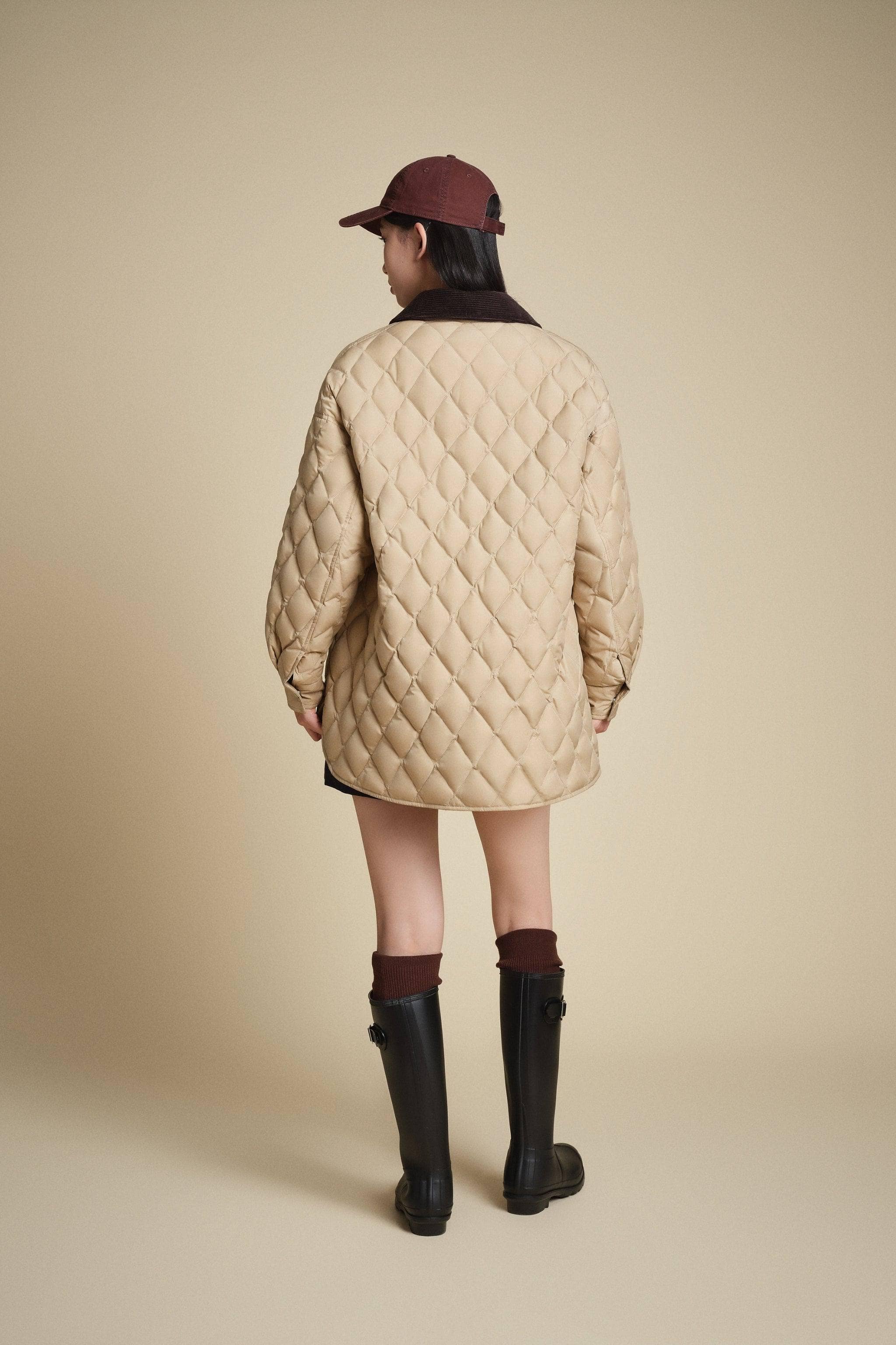 Women's Quilted Barn Down Jacket - Image 6