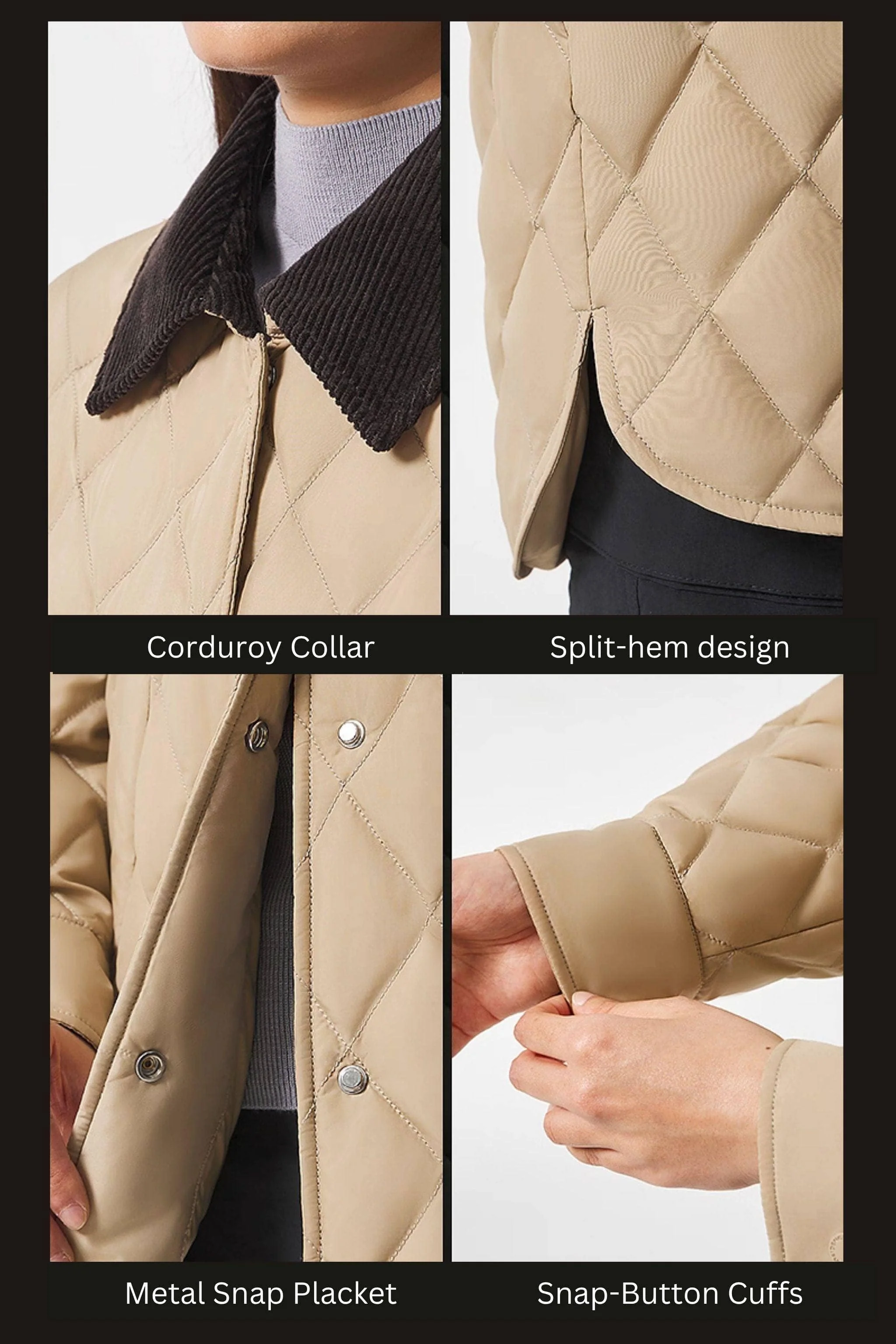 Women's Quilted Barn Down Jacket - Image 9