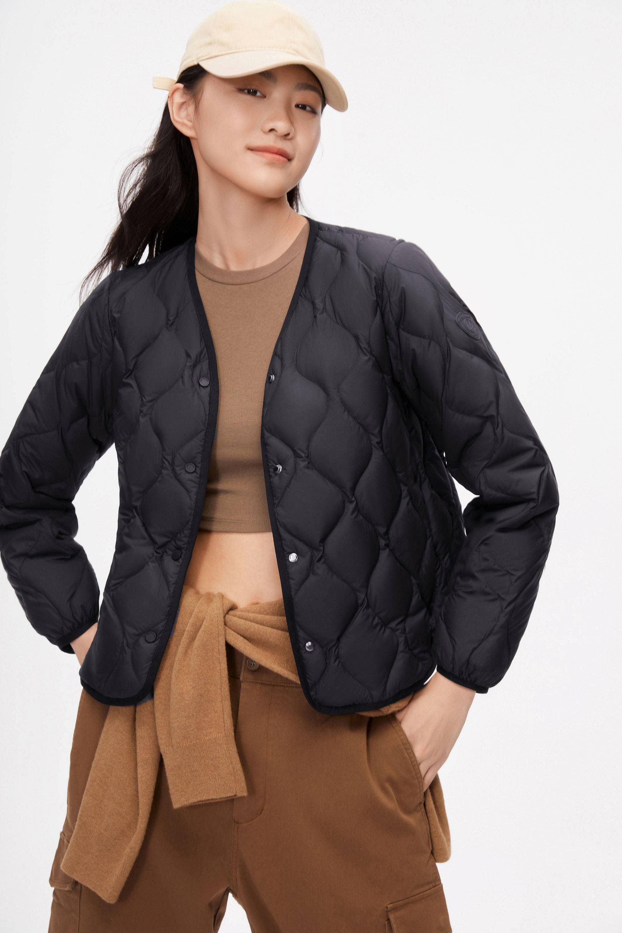 Women's Quilted Lightweight Down Jacket - Image 15