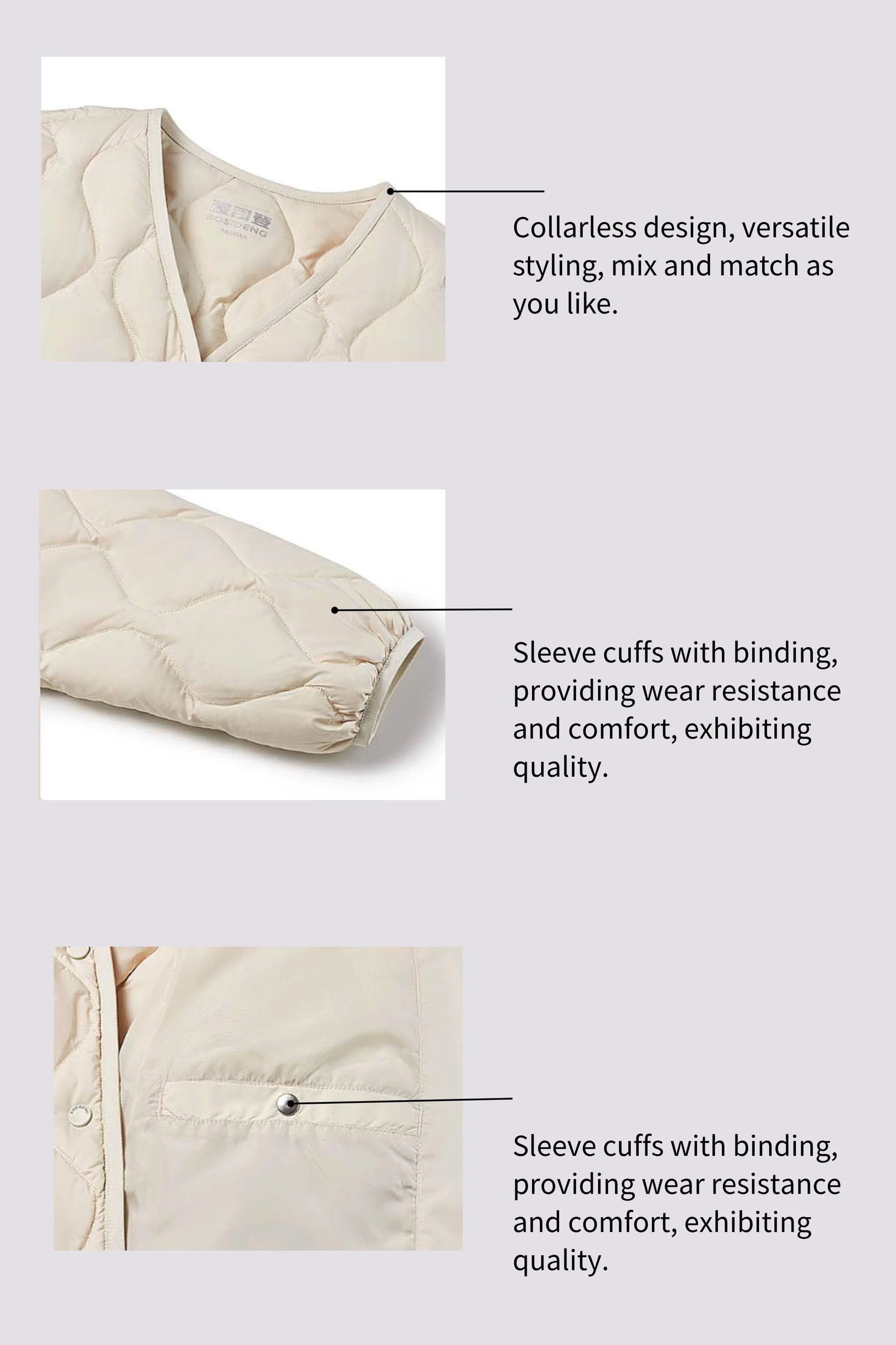 Women's Quilted Lightweight Down Jacket - Image 7