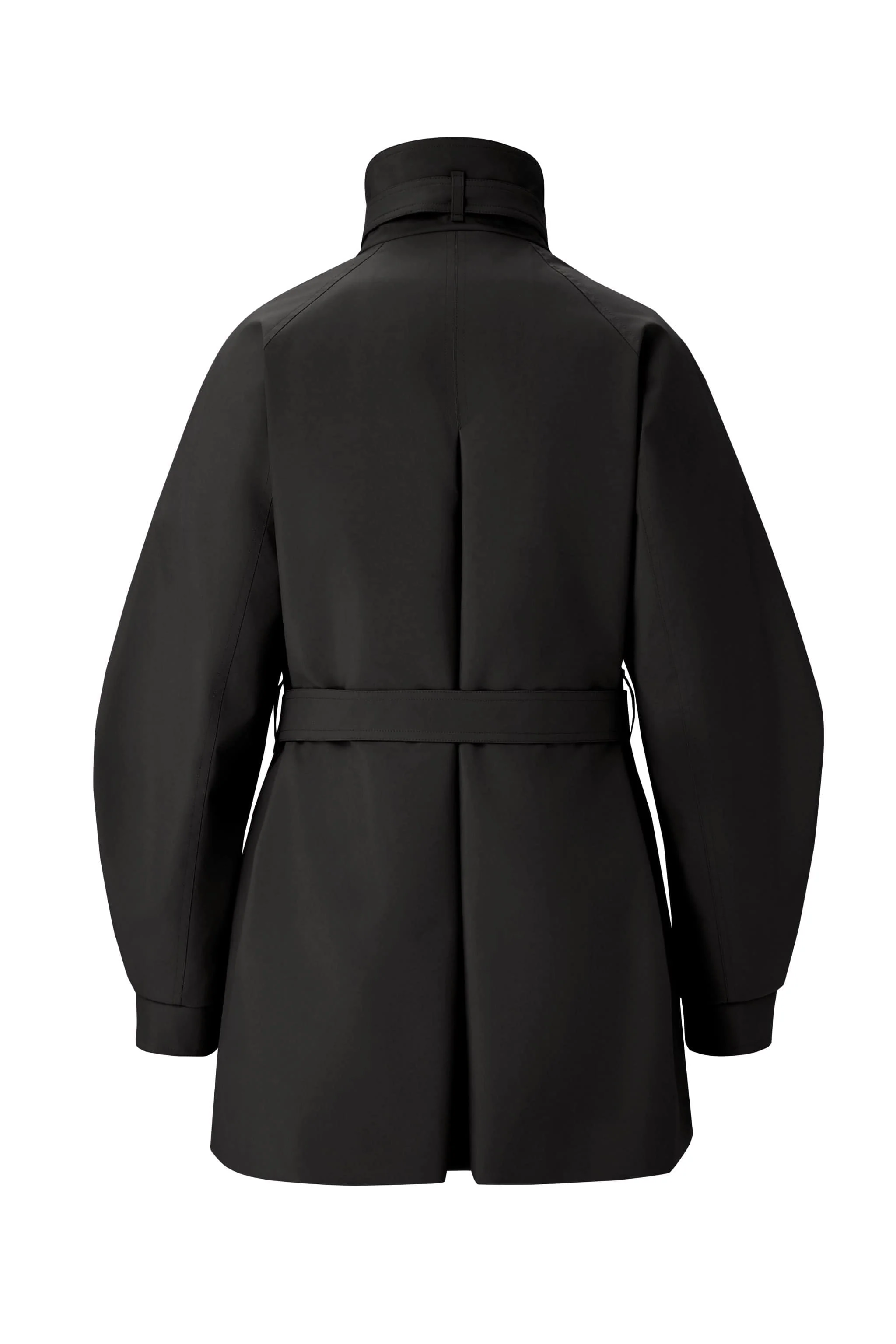 Women's Short Belted Goose Down Trench 202 - Image 20