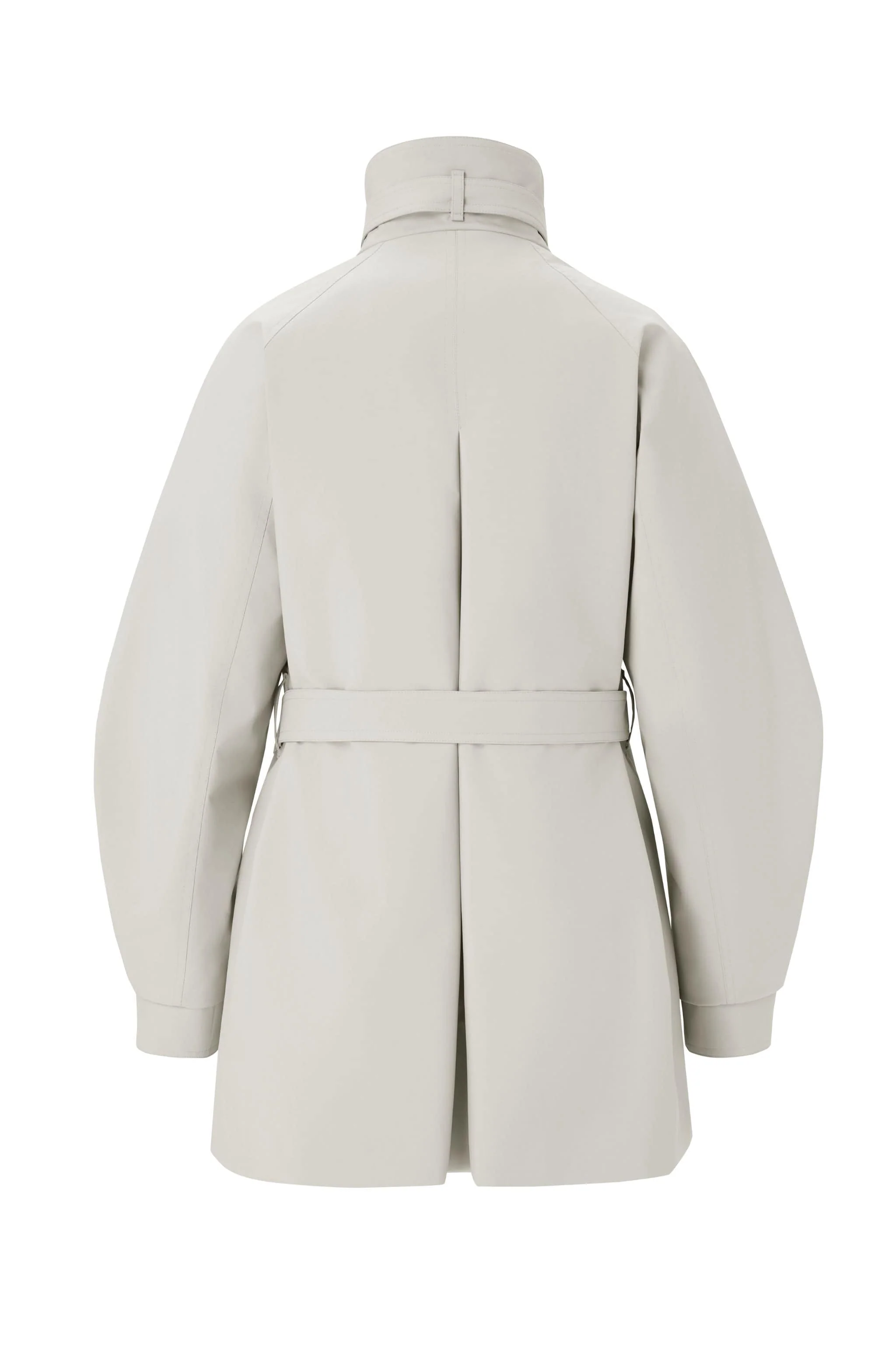 Women's Short Belted Goose Down Trench 202 - Image 8