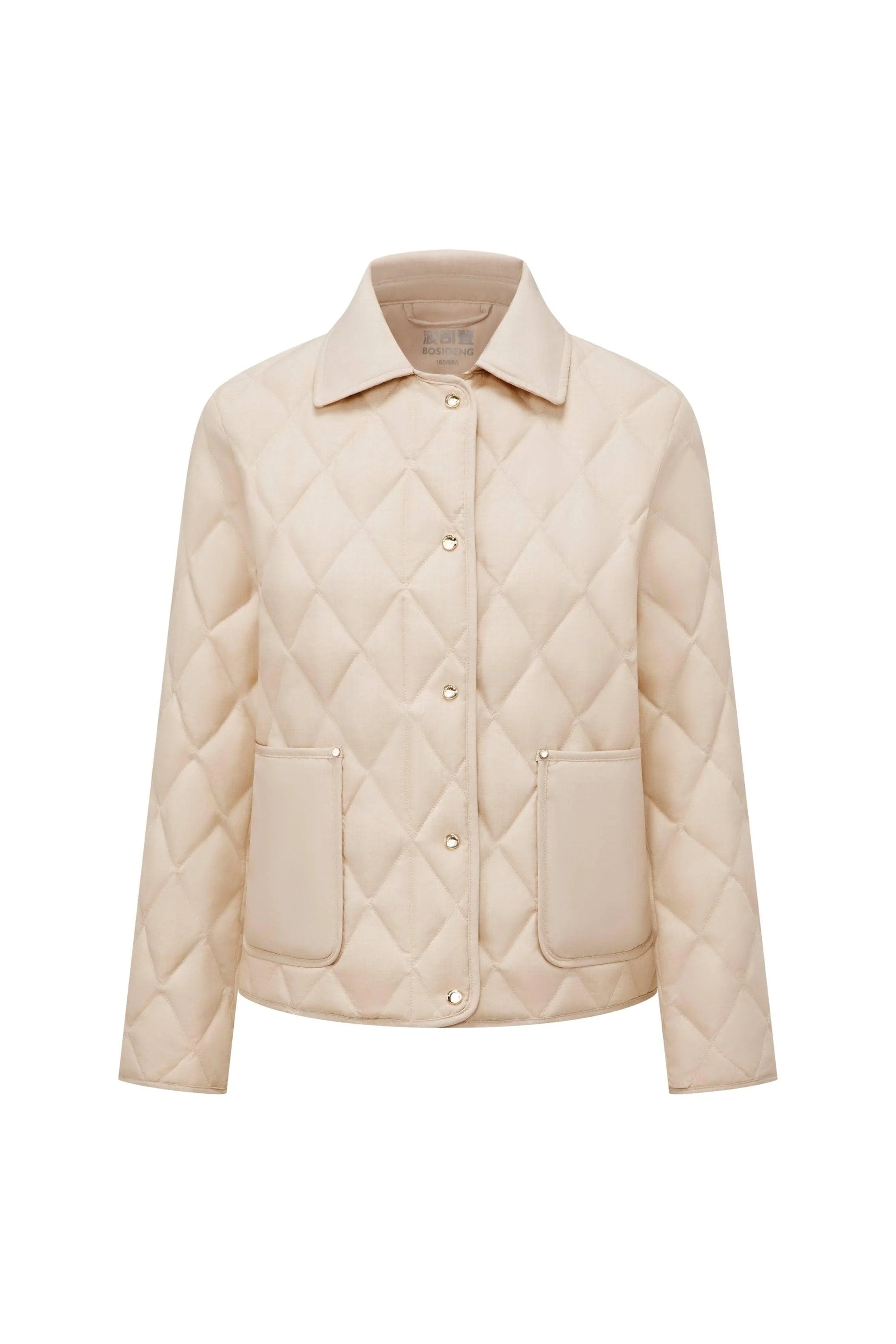 Women's Short Goose Down Quilted Coat - Image 14