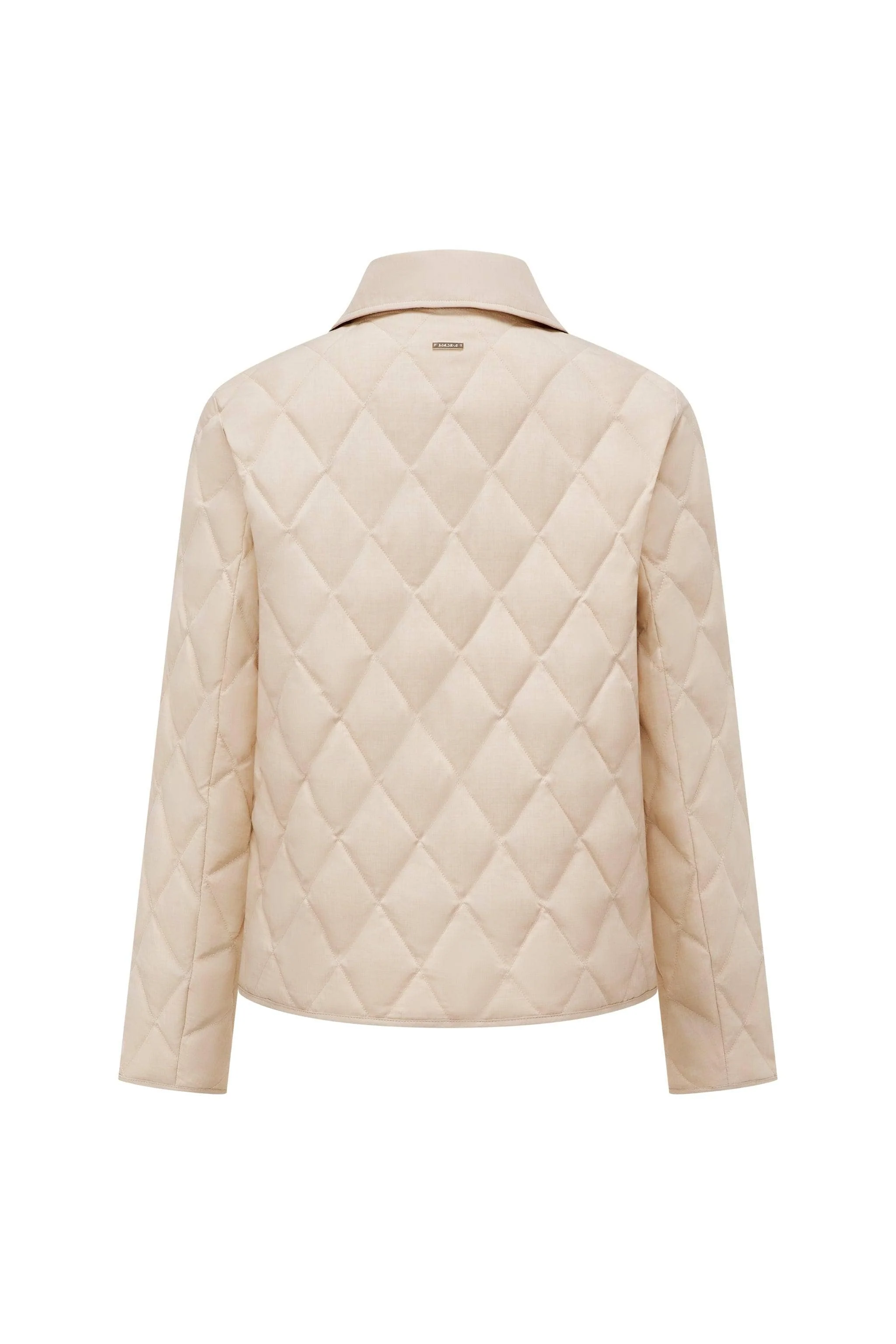 Women's Short Goose Down Quilted Coat - Image 15
