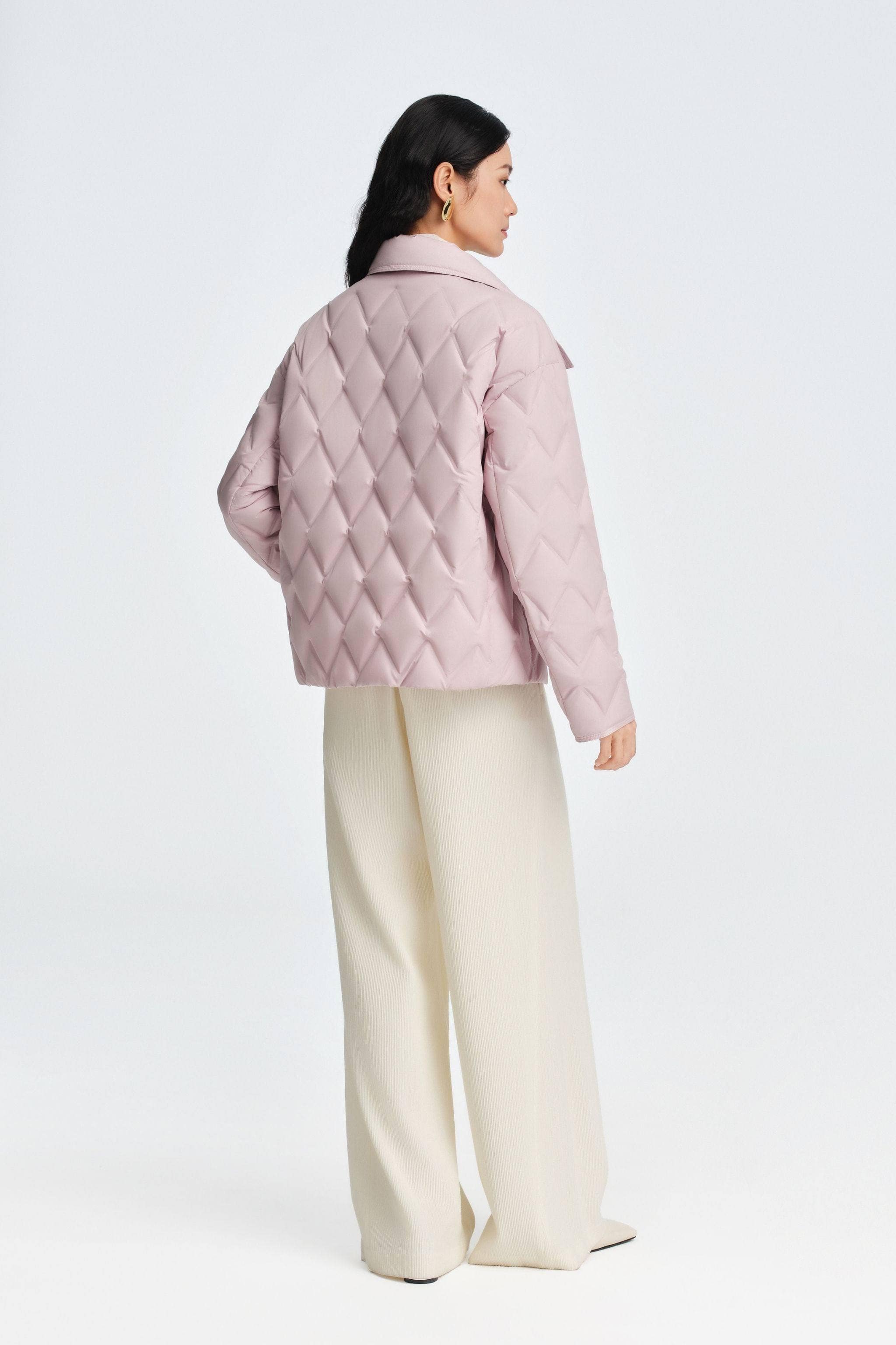 Women's Short length Goose Down Business Jacket - Image 21