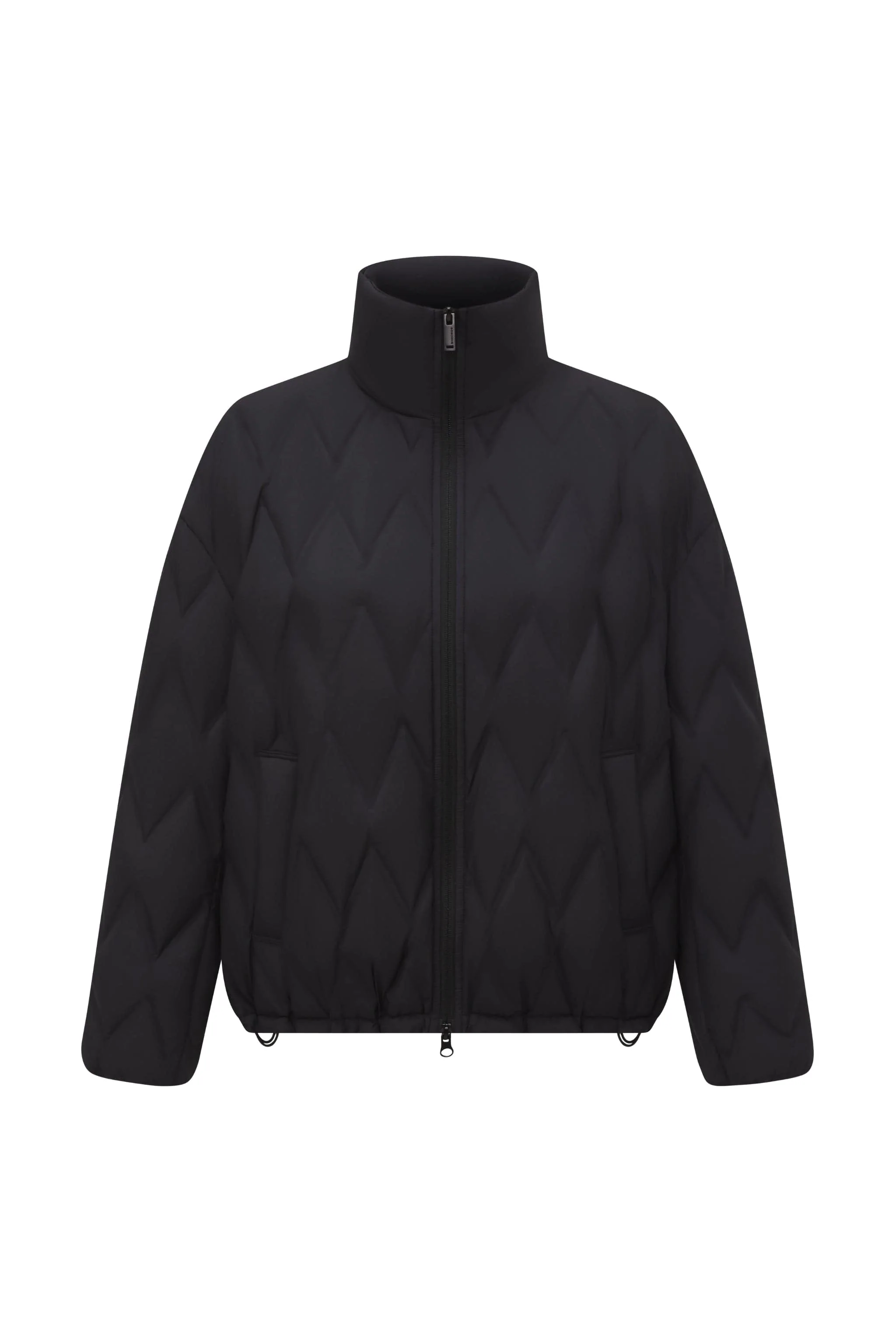 Women's Standing Collar Bonded Quilting Down Jacket - Image 14