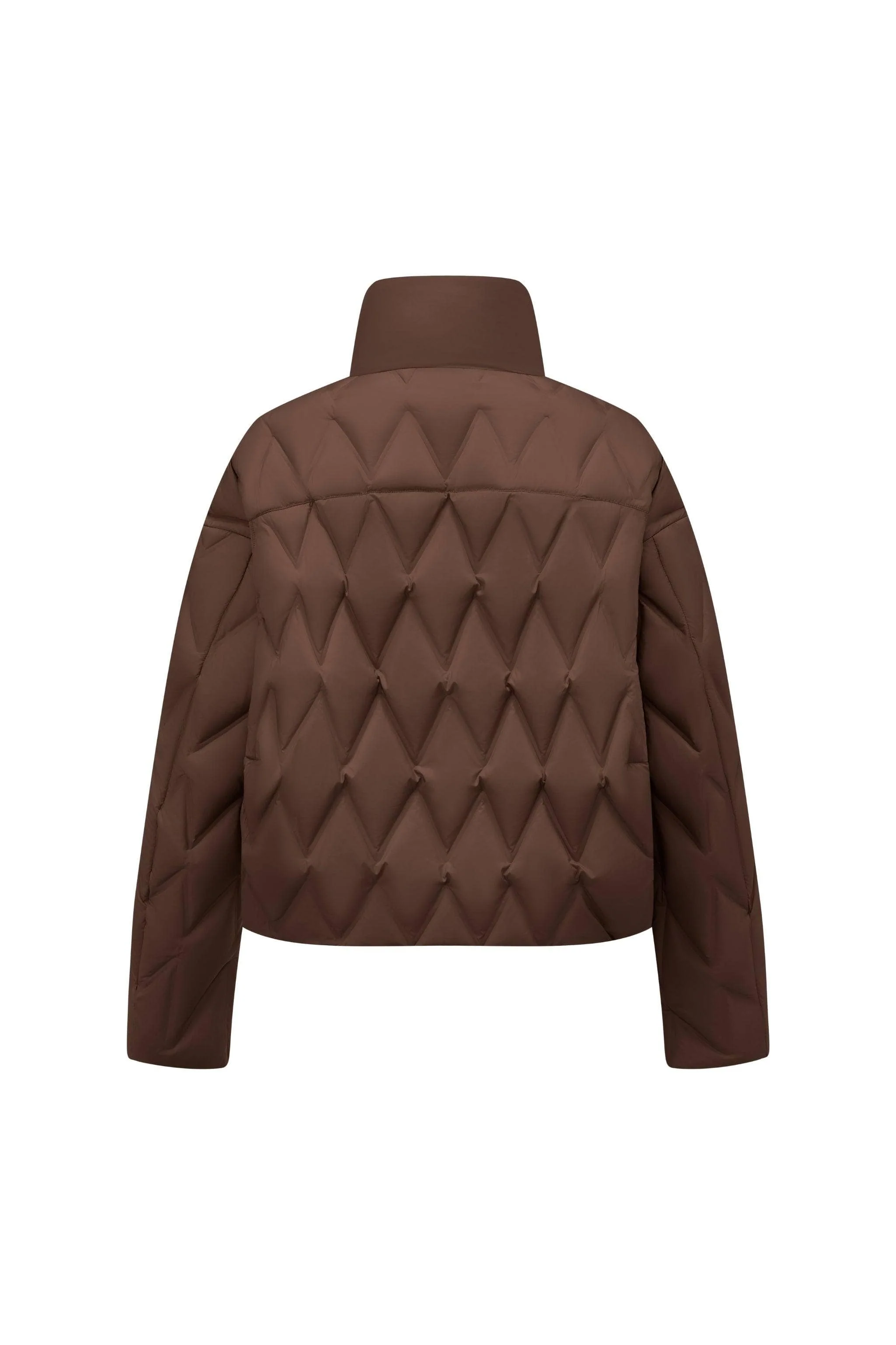 Women's Standing Collar Lightweight Down Jacket - Image 27
