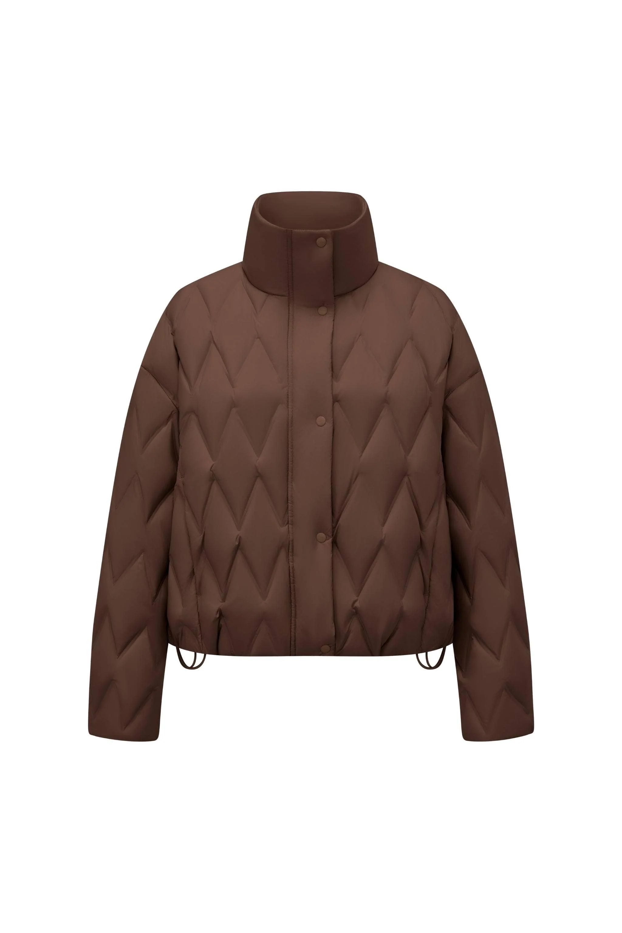 Women's Standing Collar Lightweight Down Jacket - Image 28