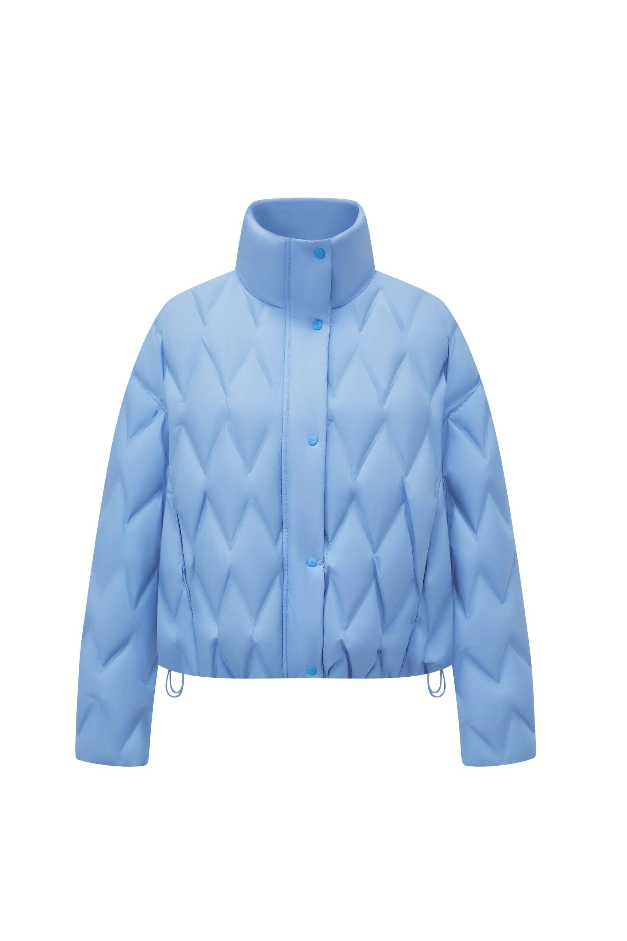 Women's Standing Collar Lightweight Down Jacket - Image 5