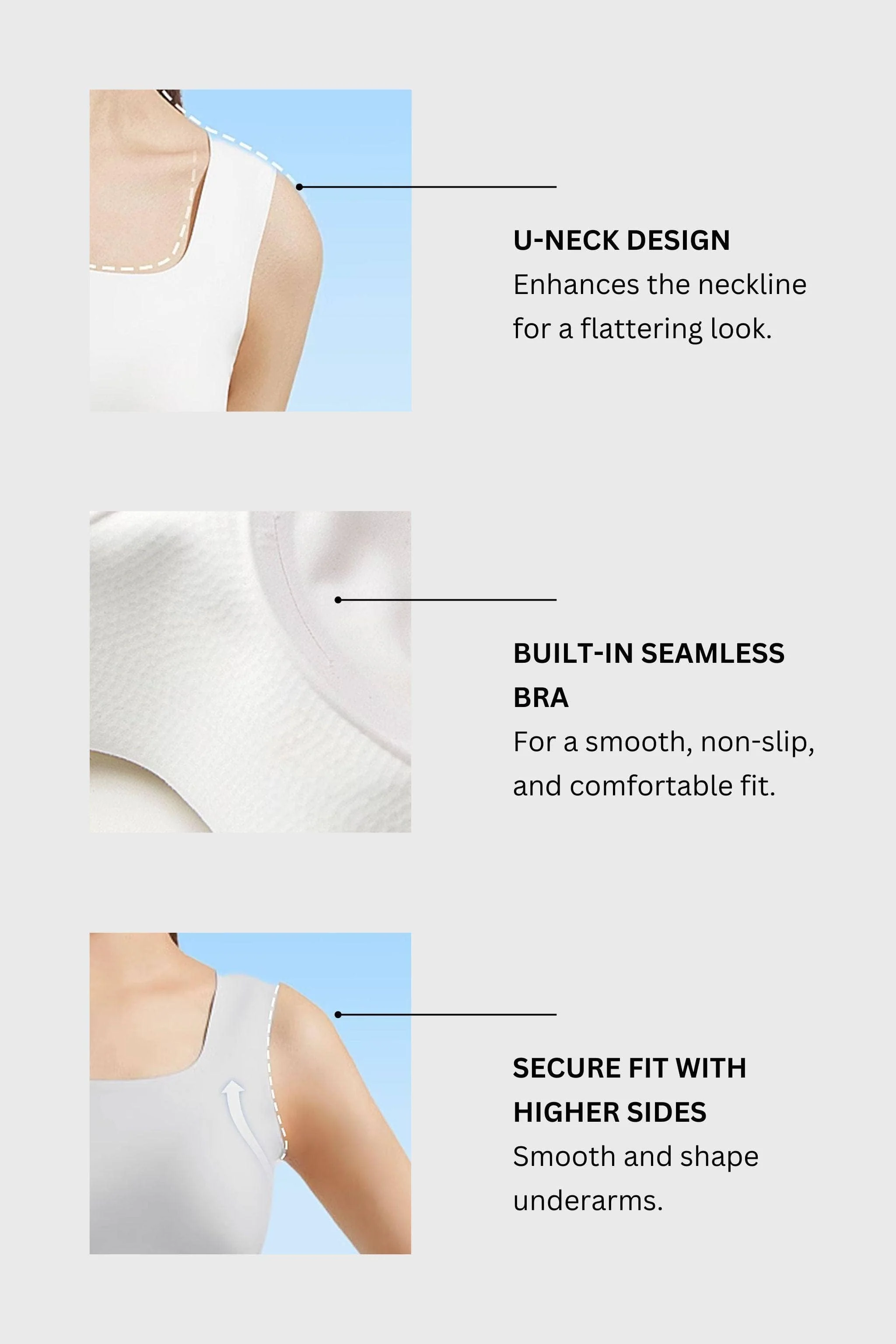 Women's Summer Sports Cropped Vest 3194 - Image 7