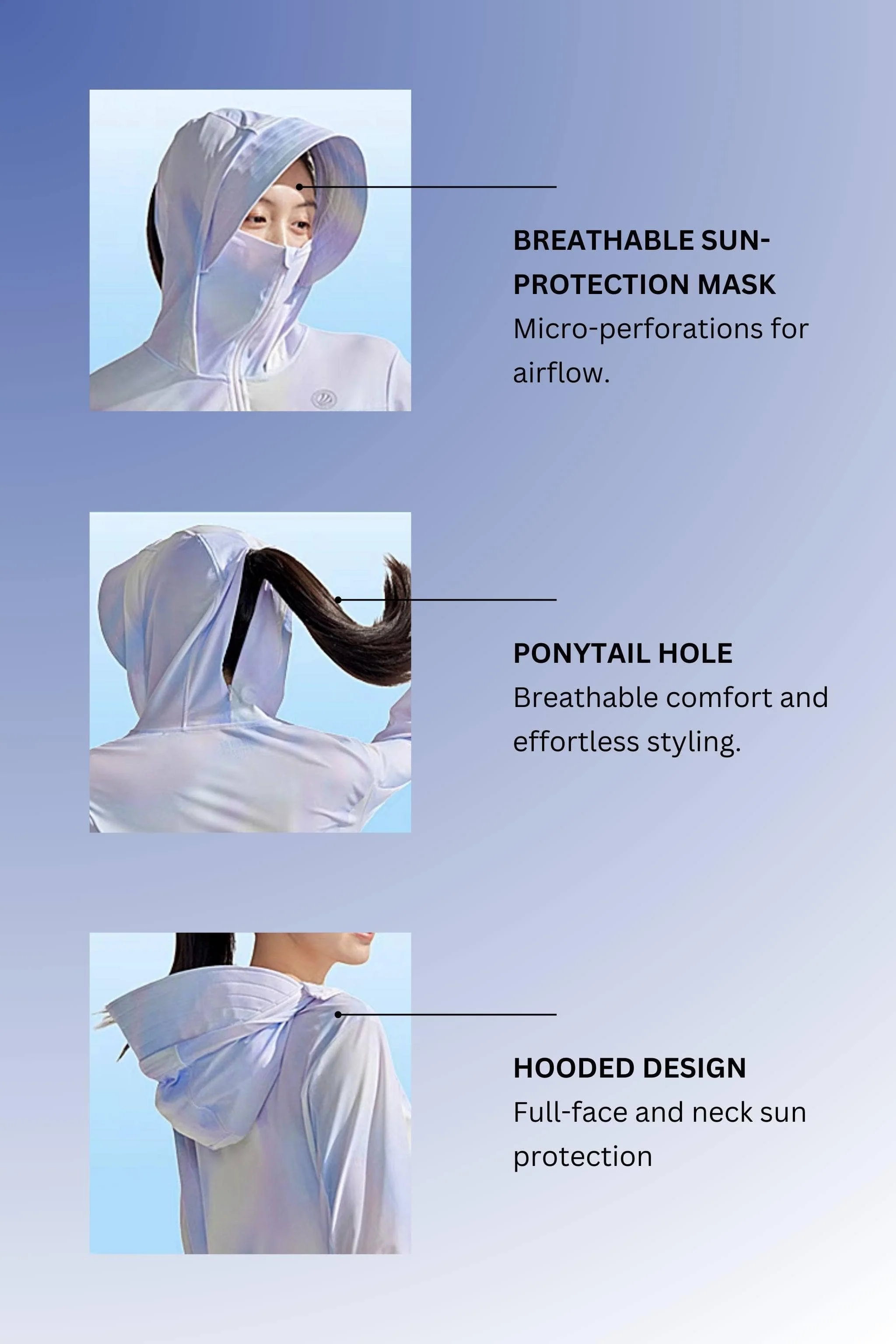 Women's UPF Protection Full Length Jacket - Image 11