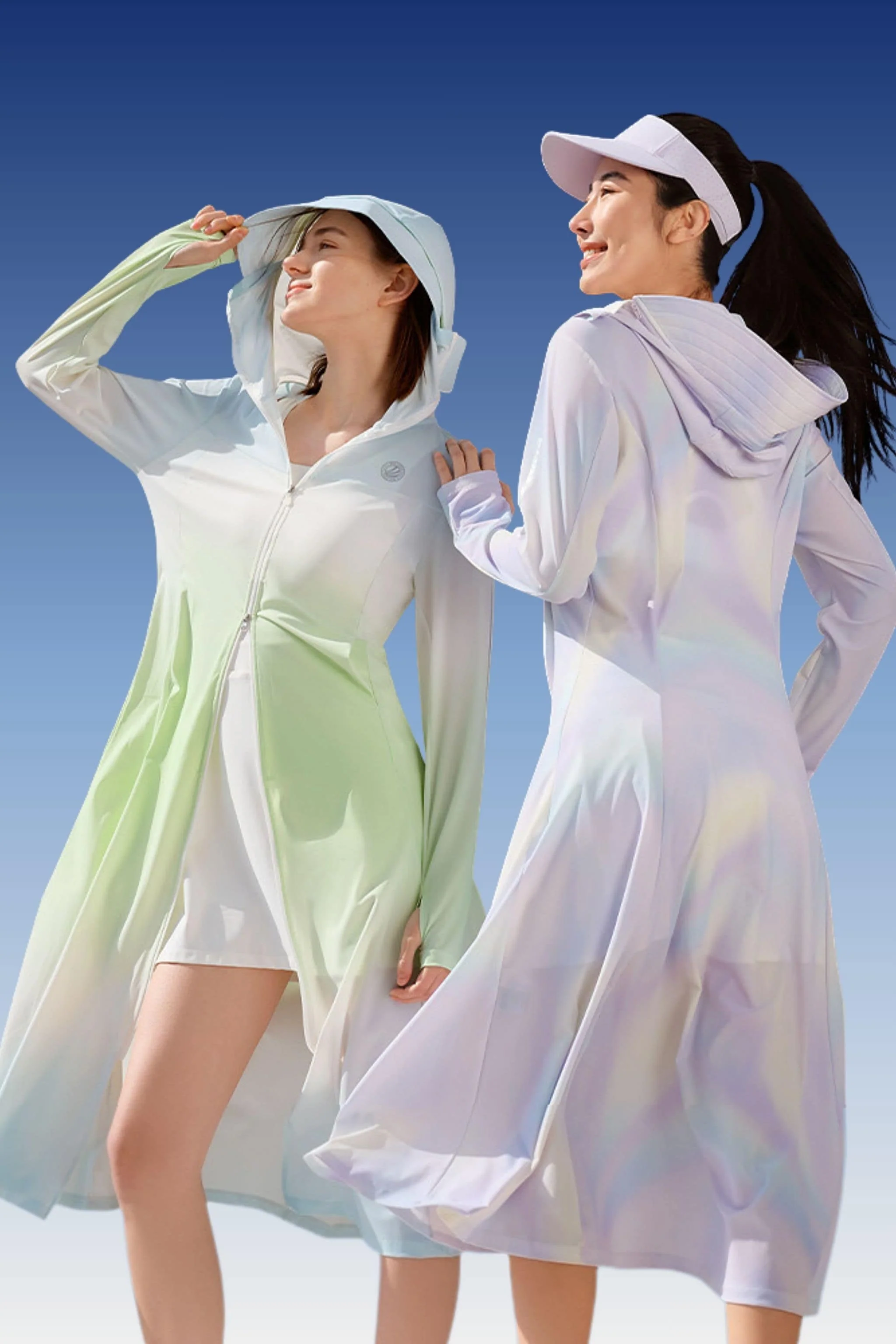 Women's UPF Protection Full Length Jacket - Image 19