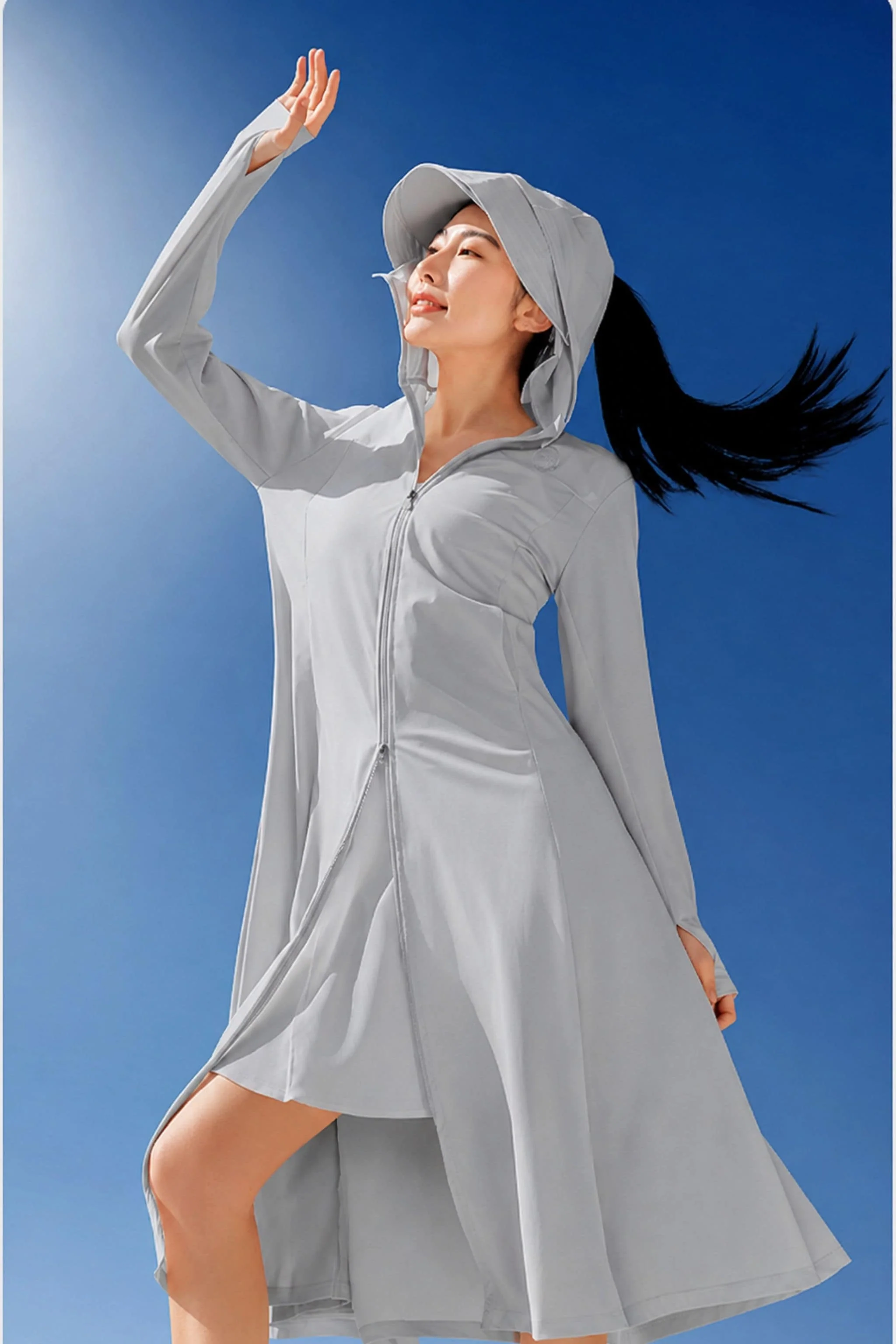 Women's UPF Protection Full Length Jacket - Image 3