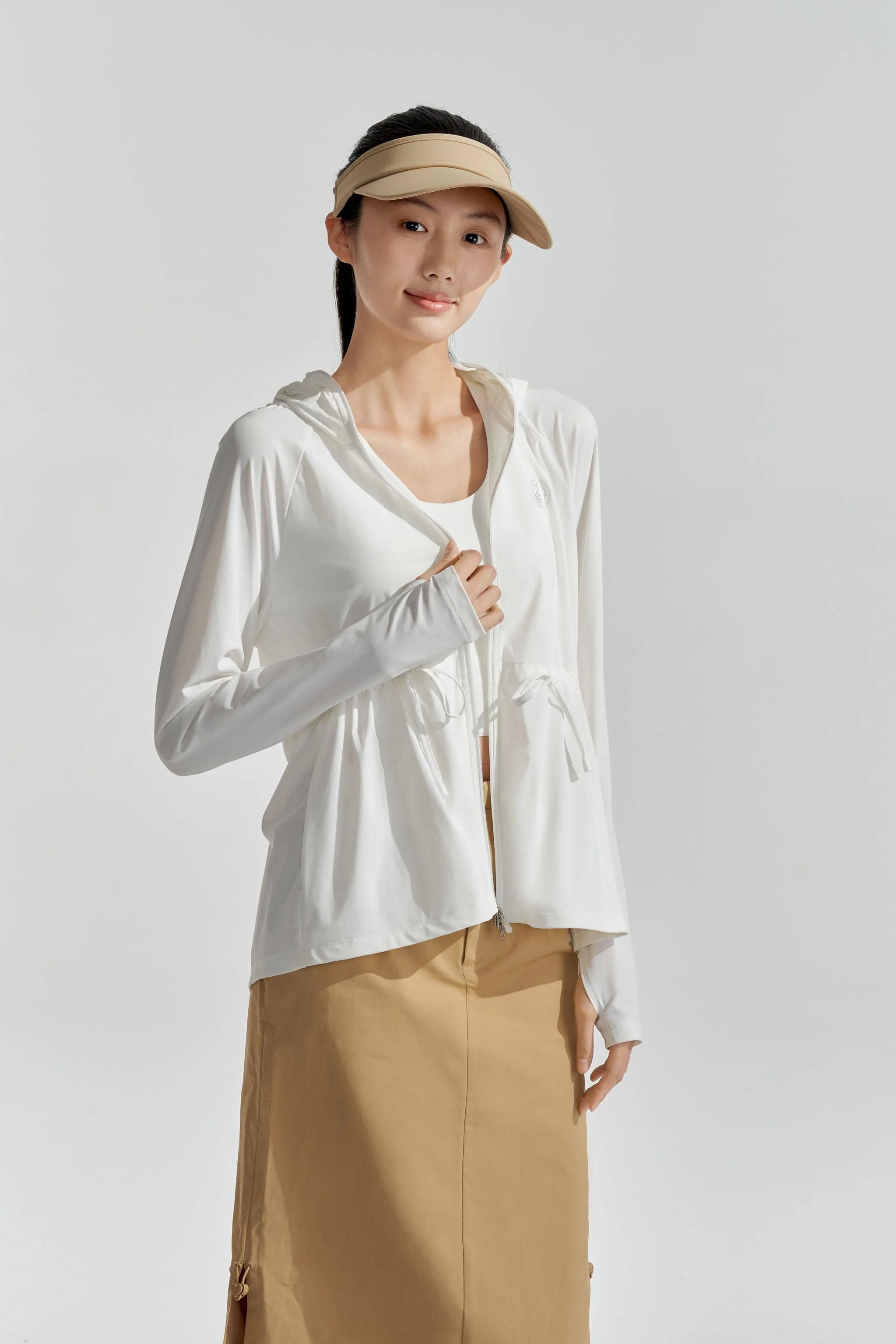 Women's UPF Protection Jacket with Drawstring - Image 2