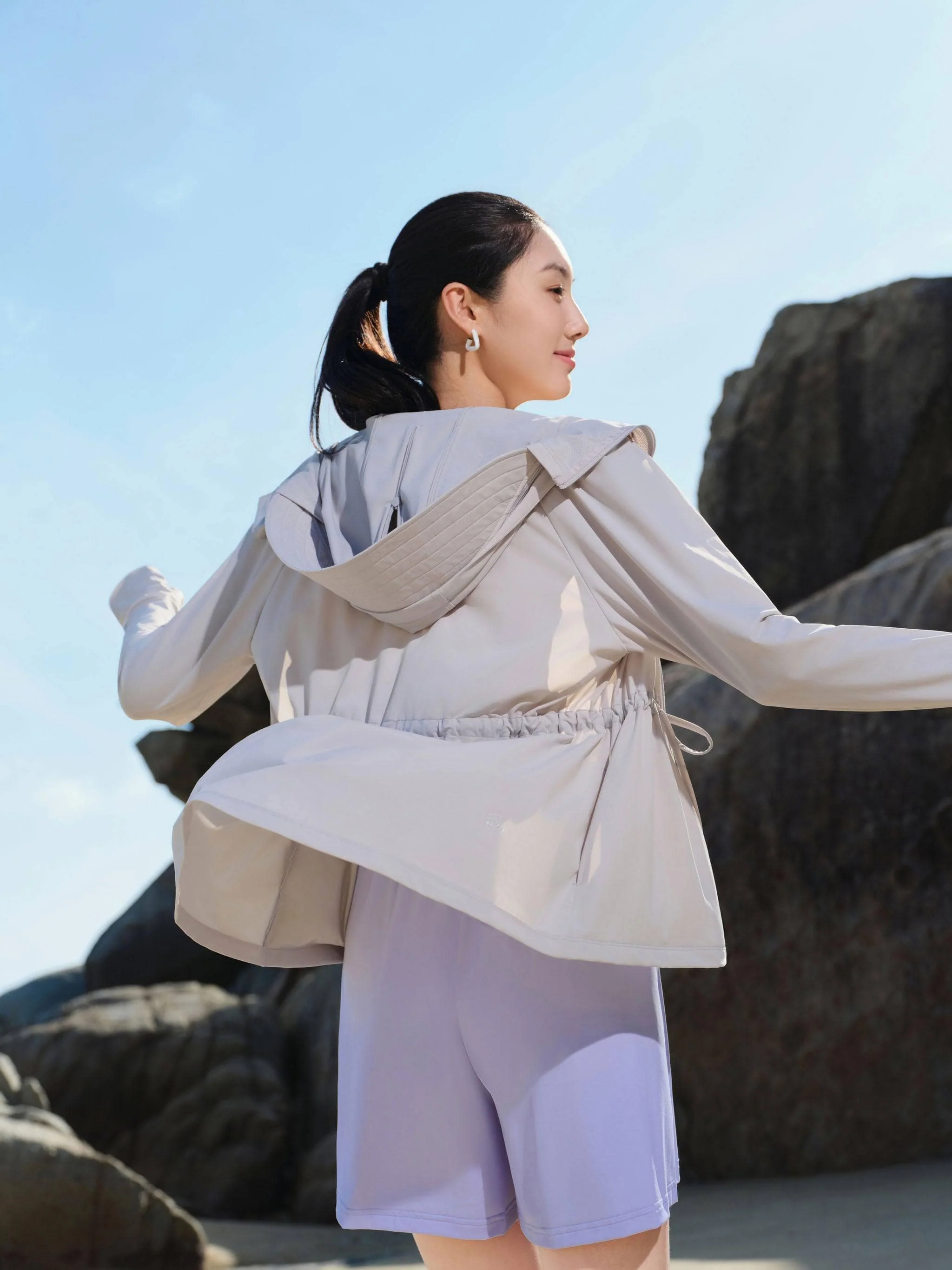 Women's UPF Protection Jacket with Drawstring - Image 22