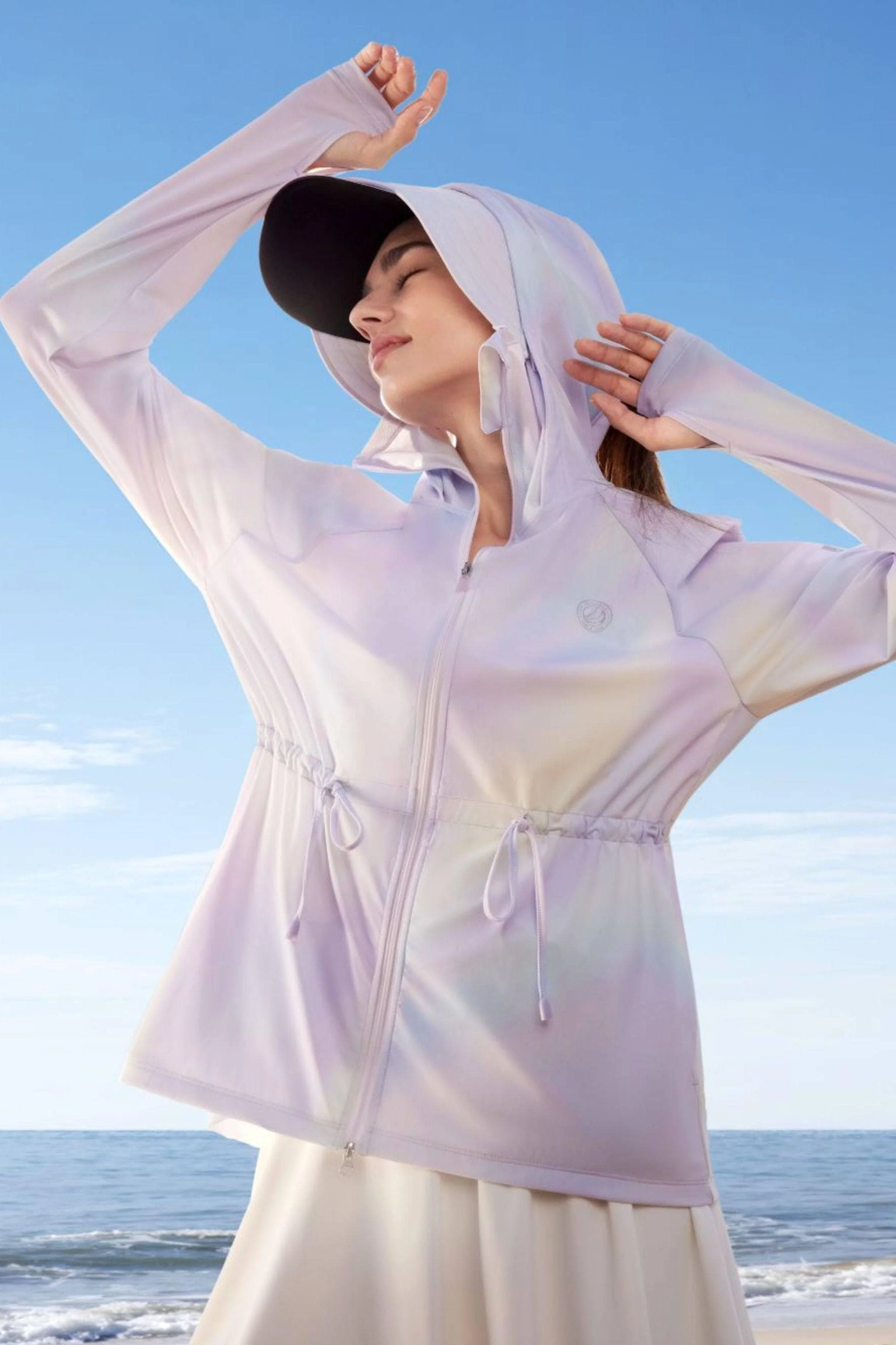 Women's UPF Protection Jacket with Drawstring - Image 25