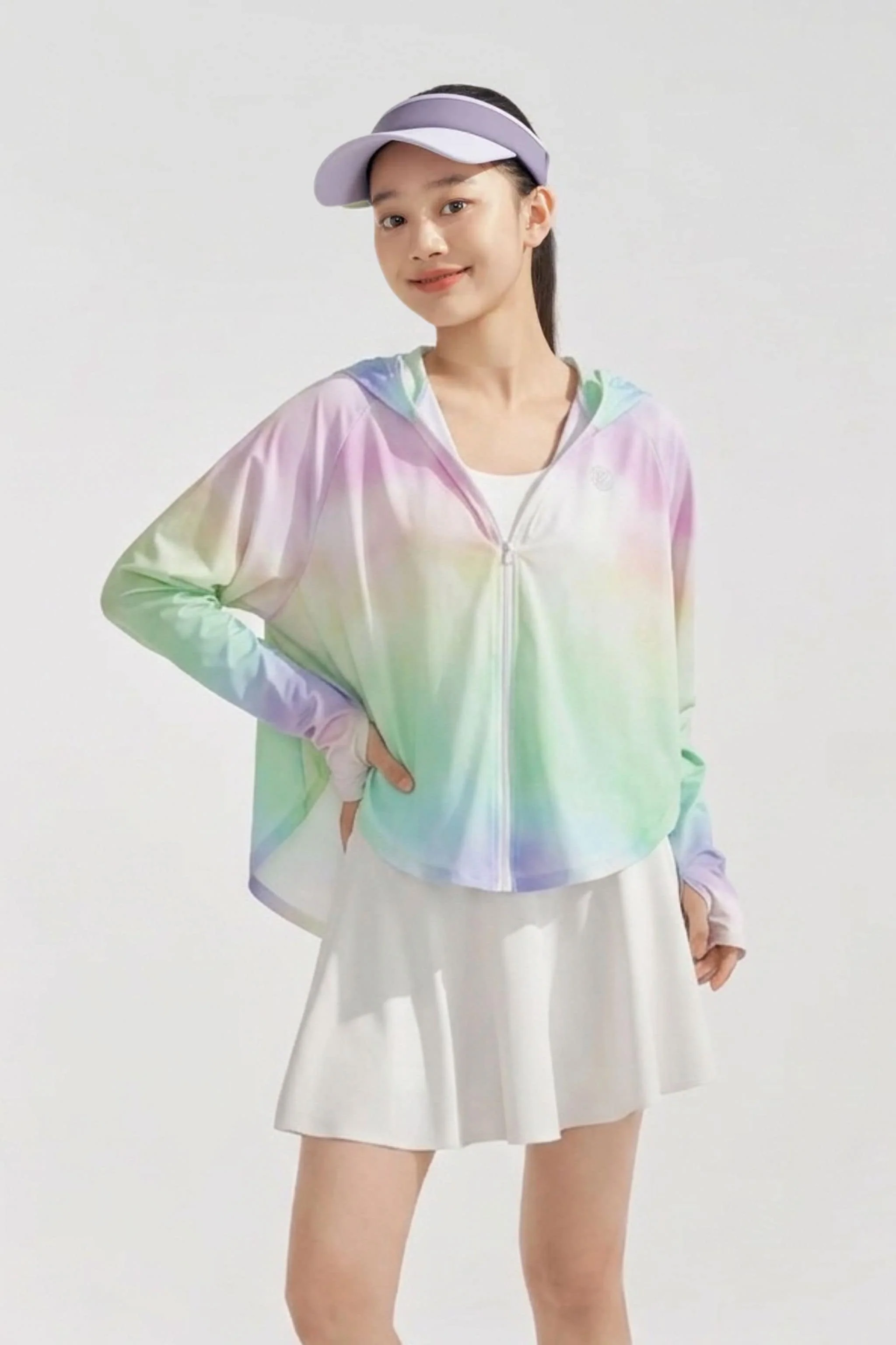 Women's UPF Protection Poncho Jacket - Image 2