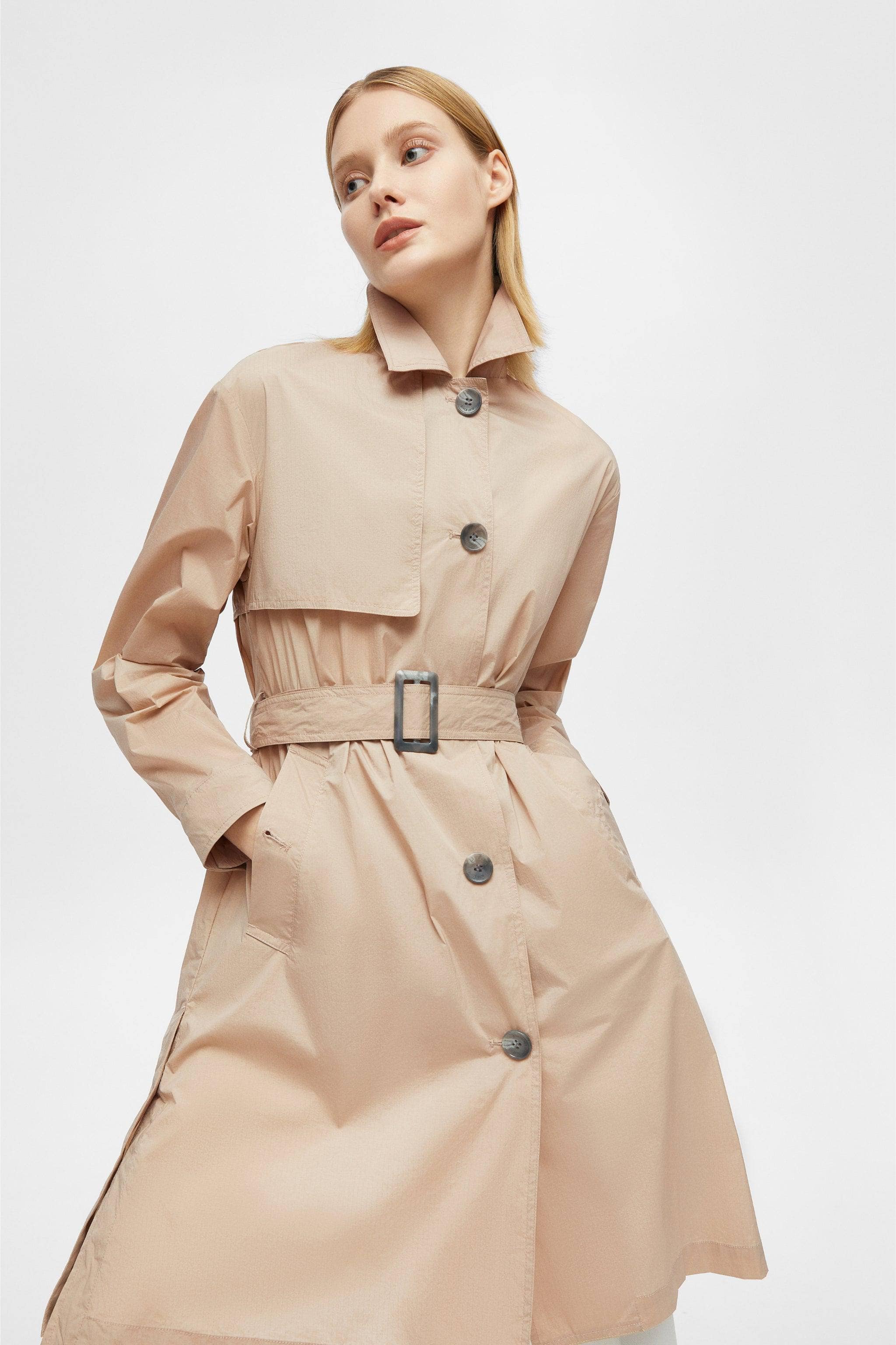 Women's UPF Single Breasted Trench 152