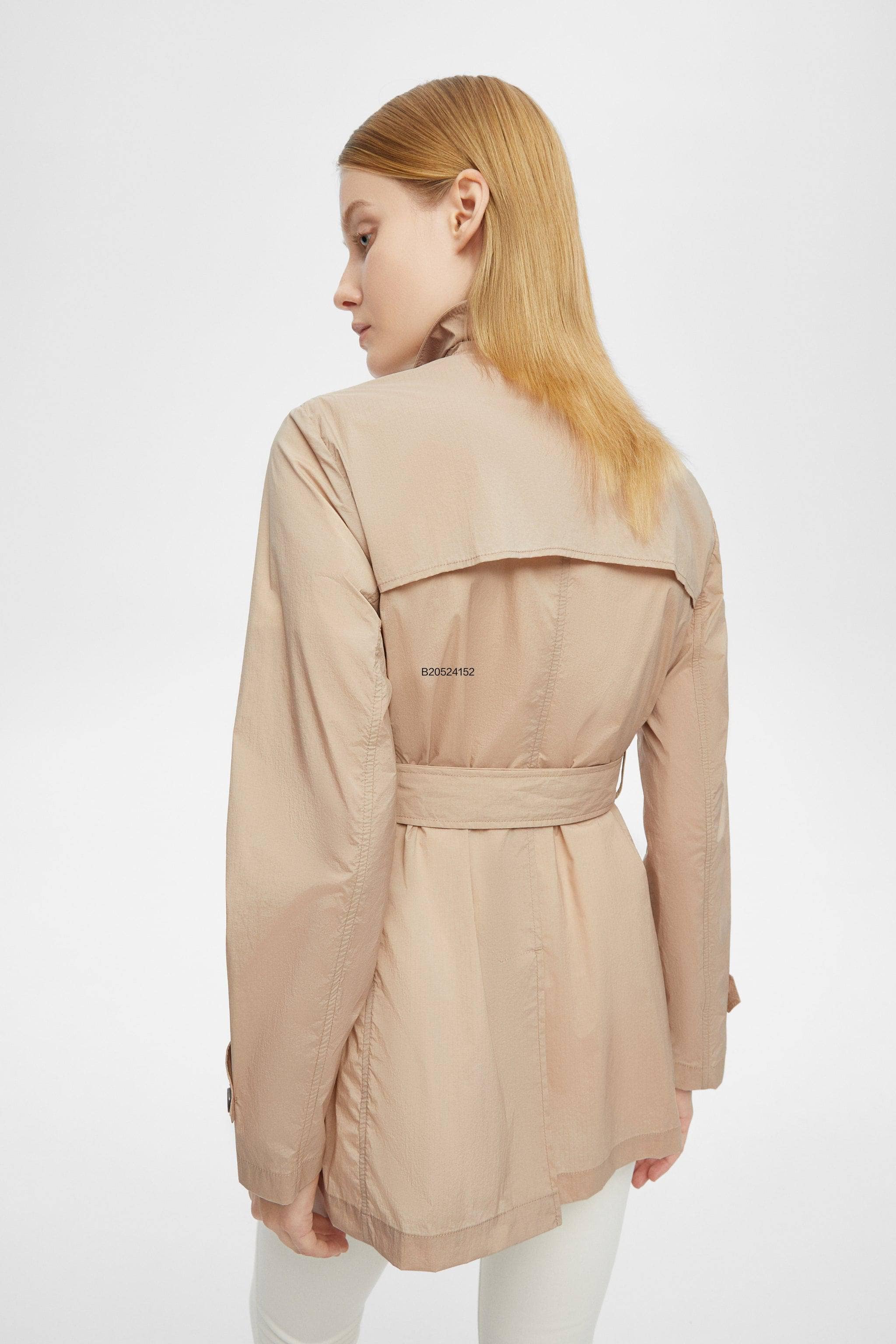 Women's UPF Single Breasted Trench 152 - Image 4