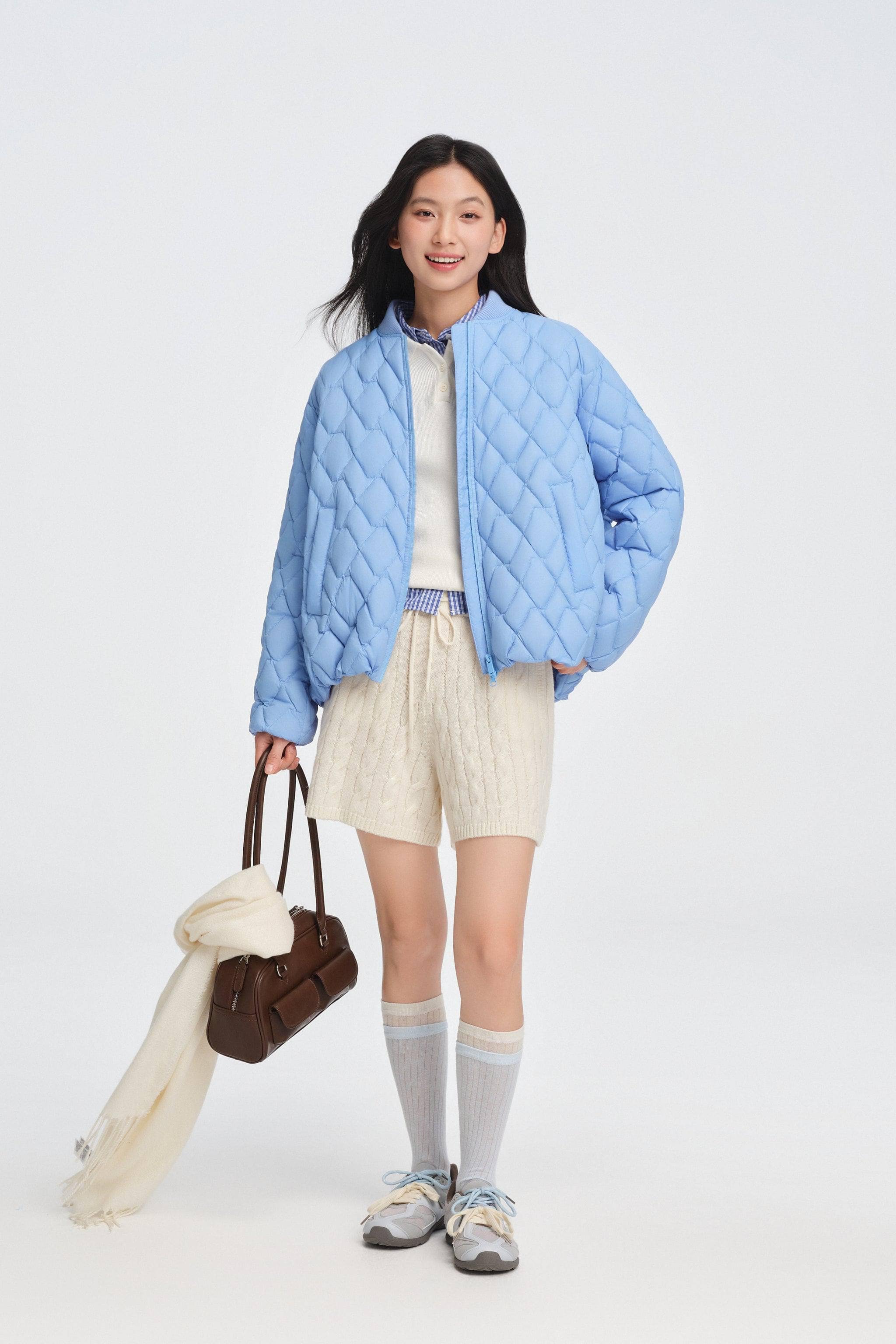 Women's Varsity Down Jacket - Image 17
