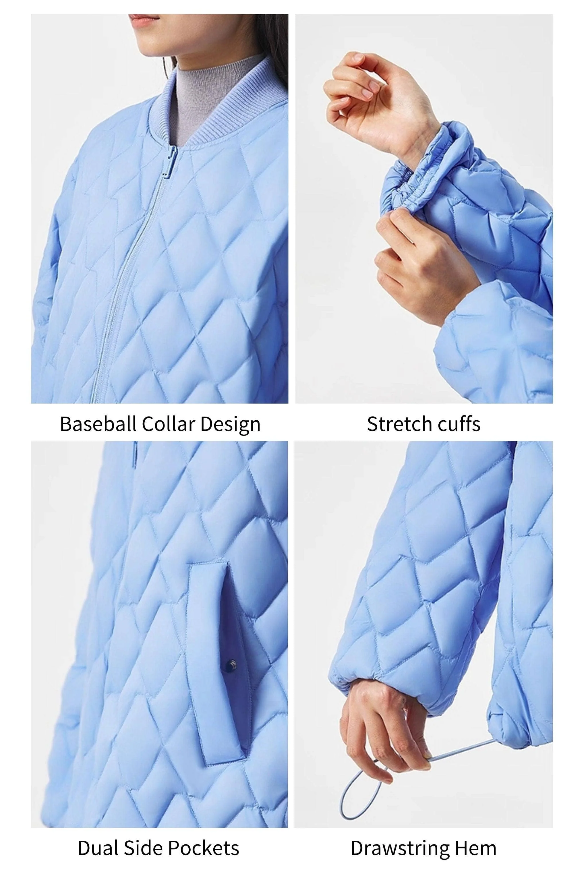 Women's Varsity Down Jacket - Image 8