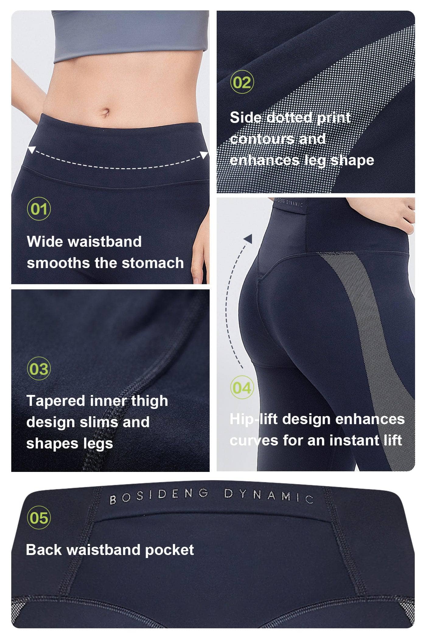 Women's Yoga Leggings 7024 - Image 4