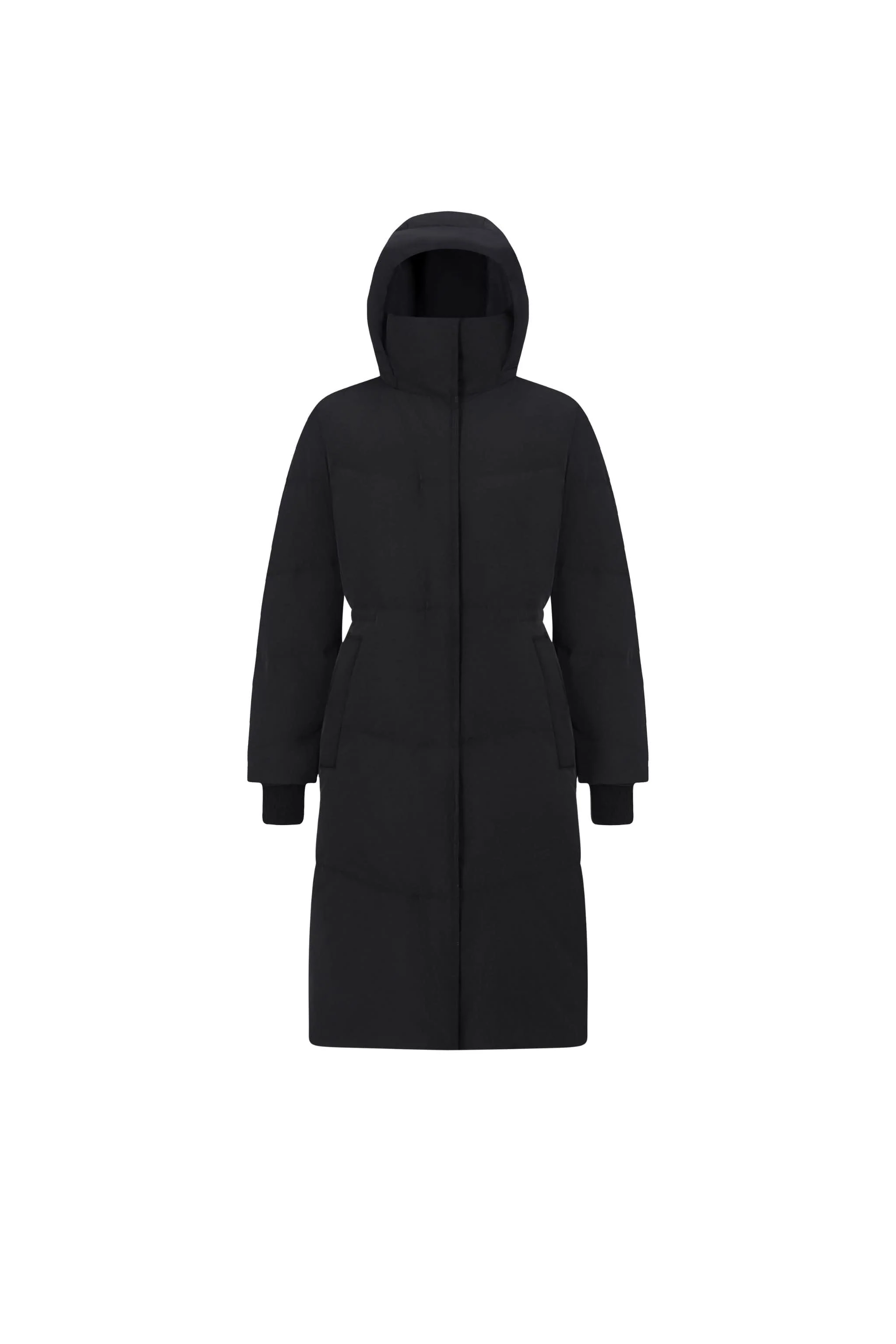 Women's Classic Business Knee Length Goose Down Coat - Image 5