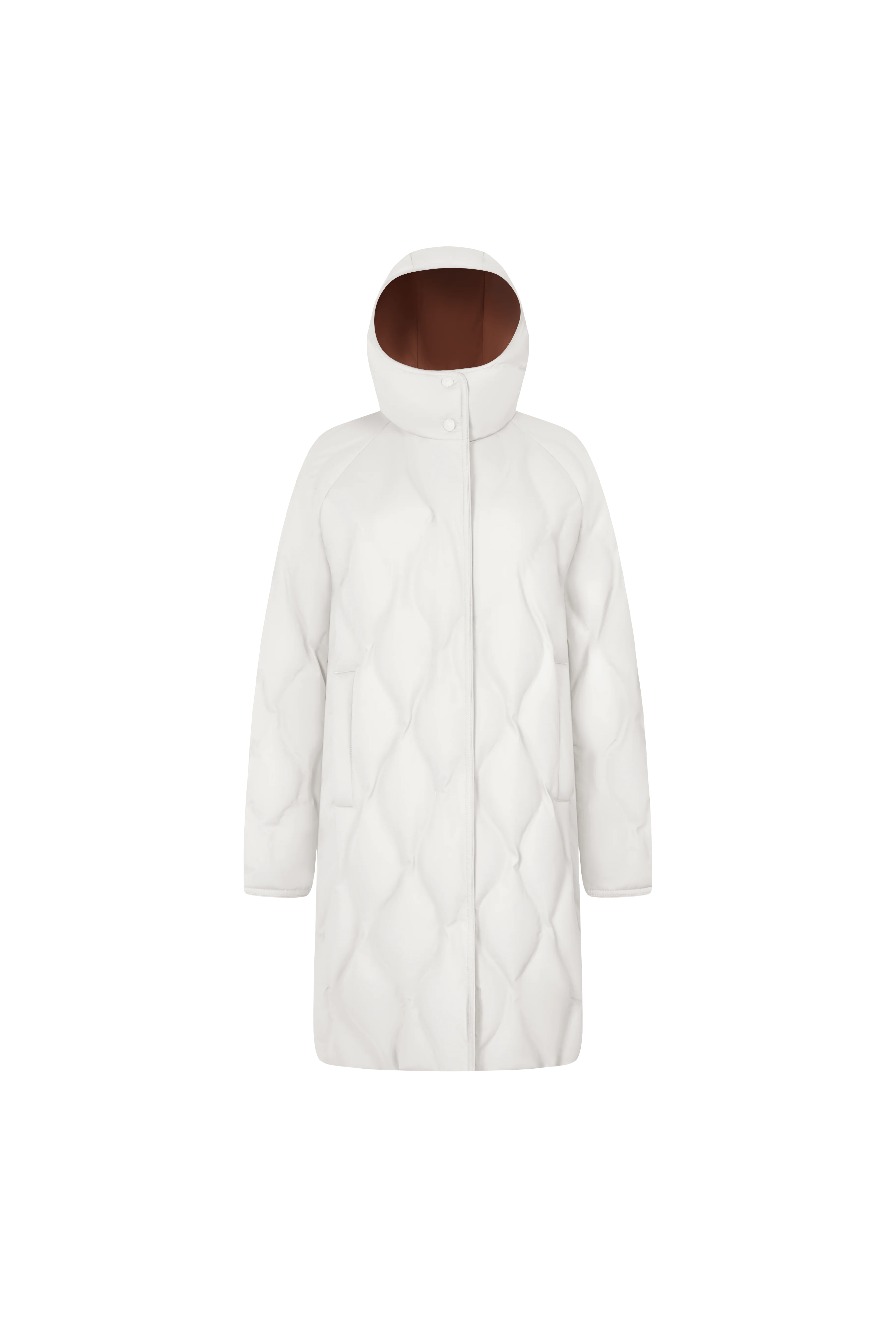 Women's Classic Business Thigh Length Goose Down Coat - Image 10