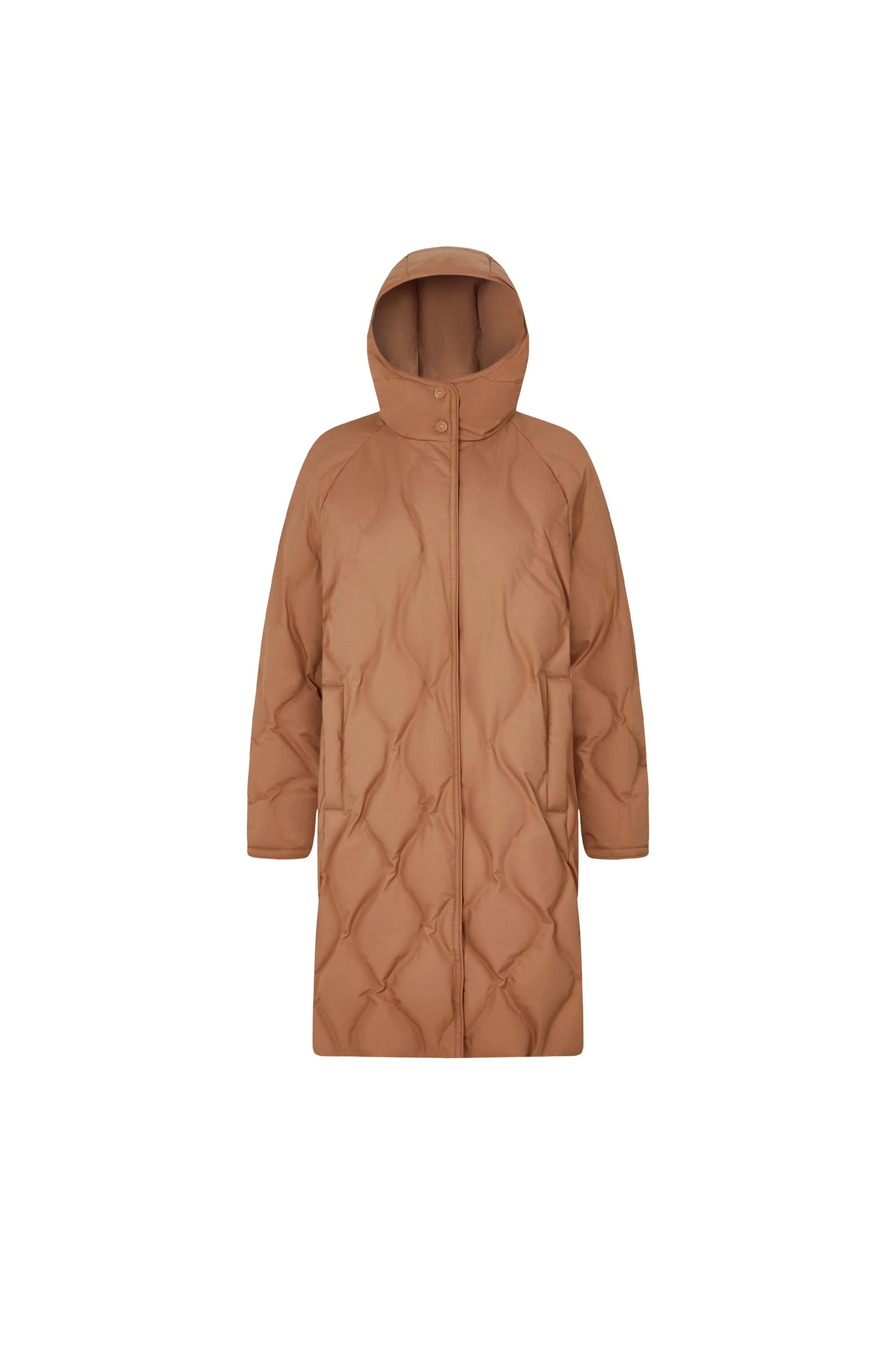 Women's Classic Business Thigh Length Goose Down Coat - Image 14
