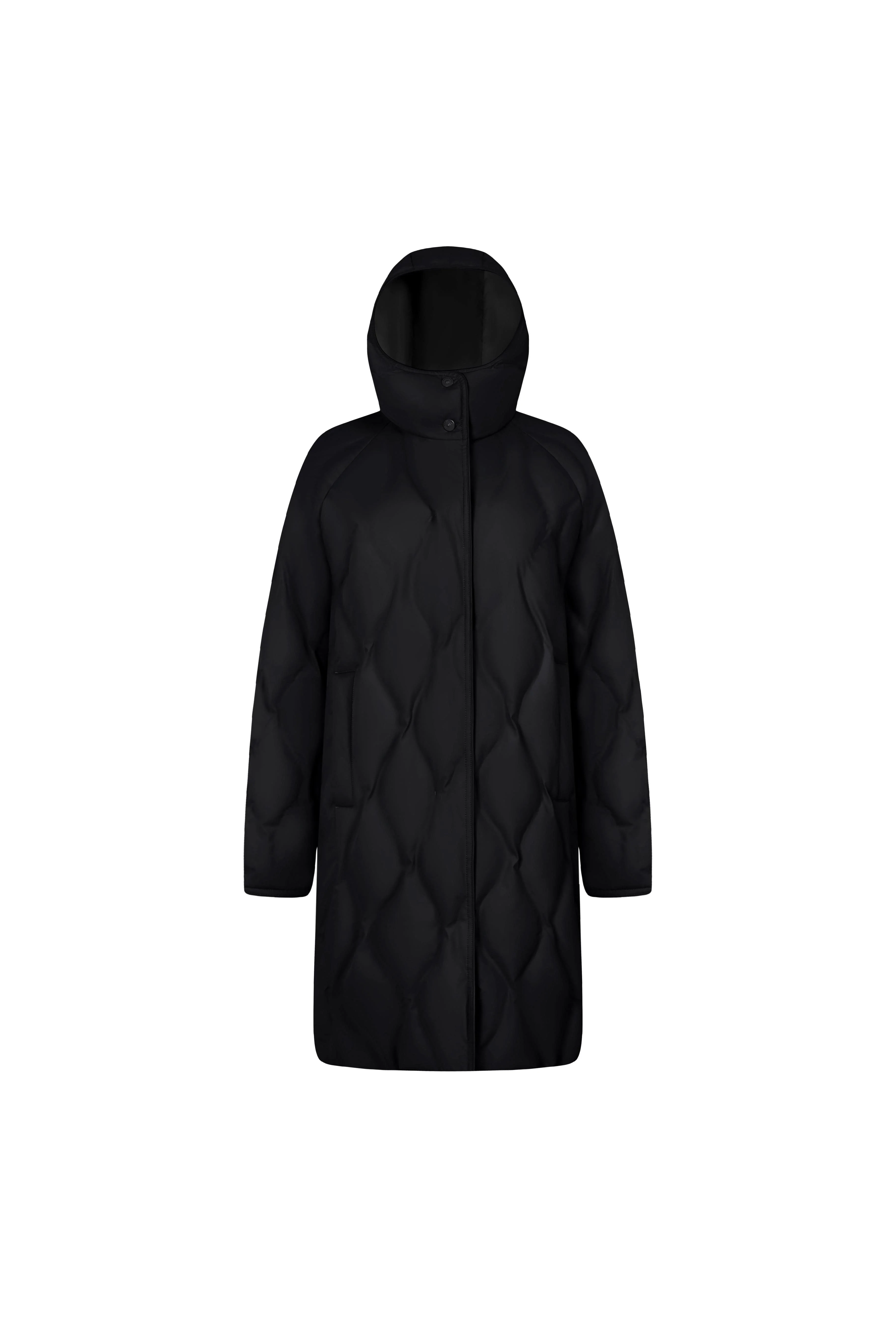 Women's Classic Business Thigh Length Goose Down Coat - Image 18