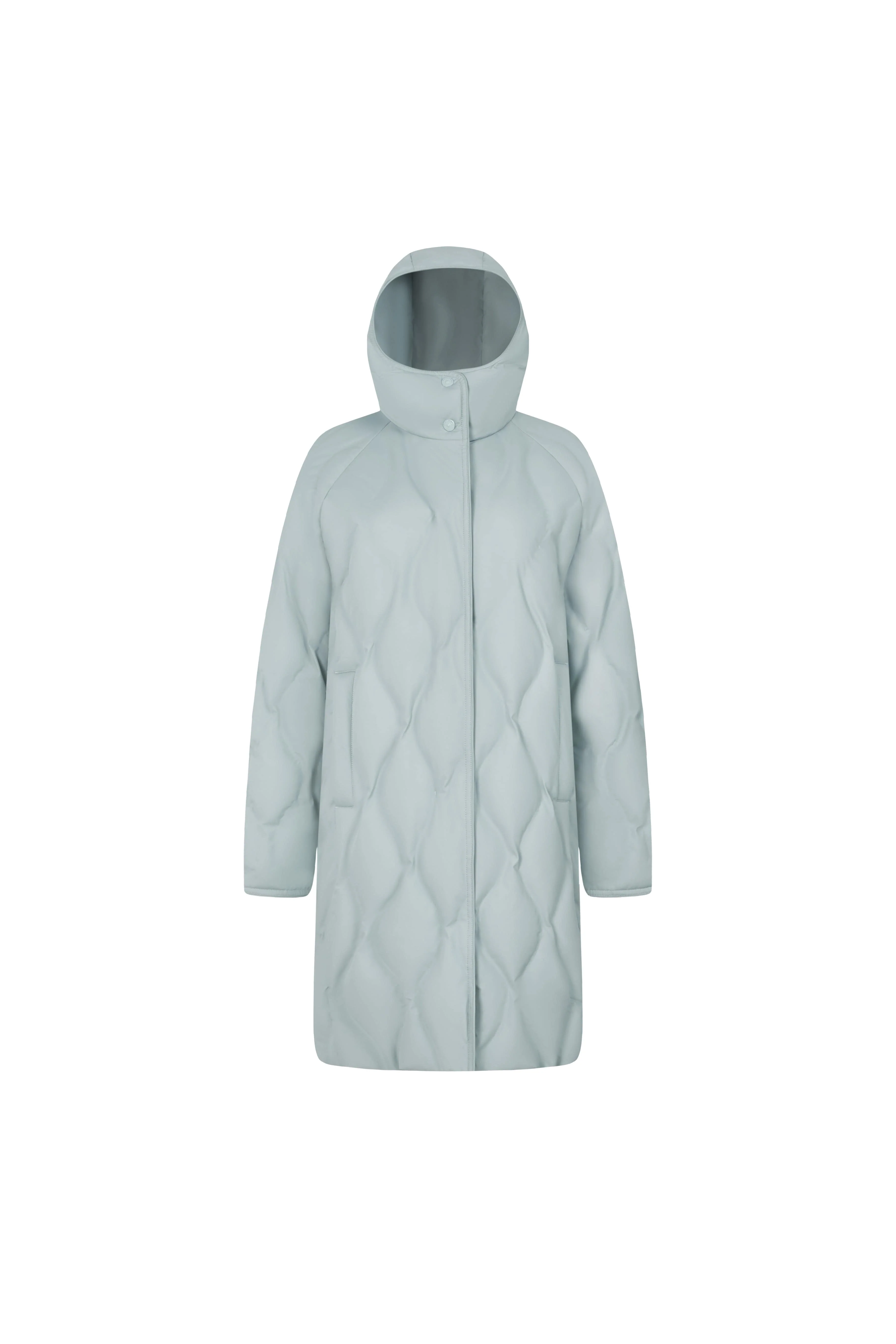 Women's Classic Business Thigh Length Goose Down Coat - Image 5