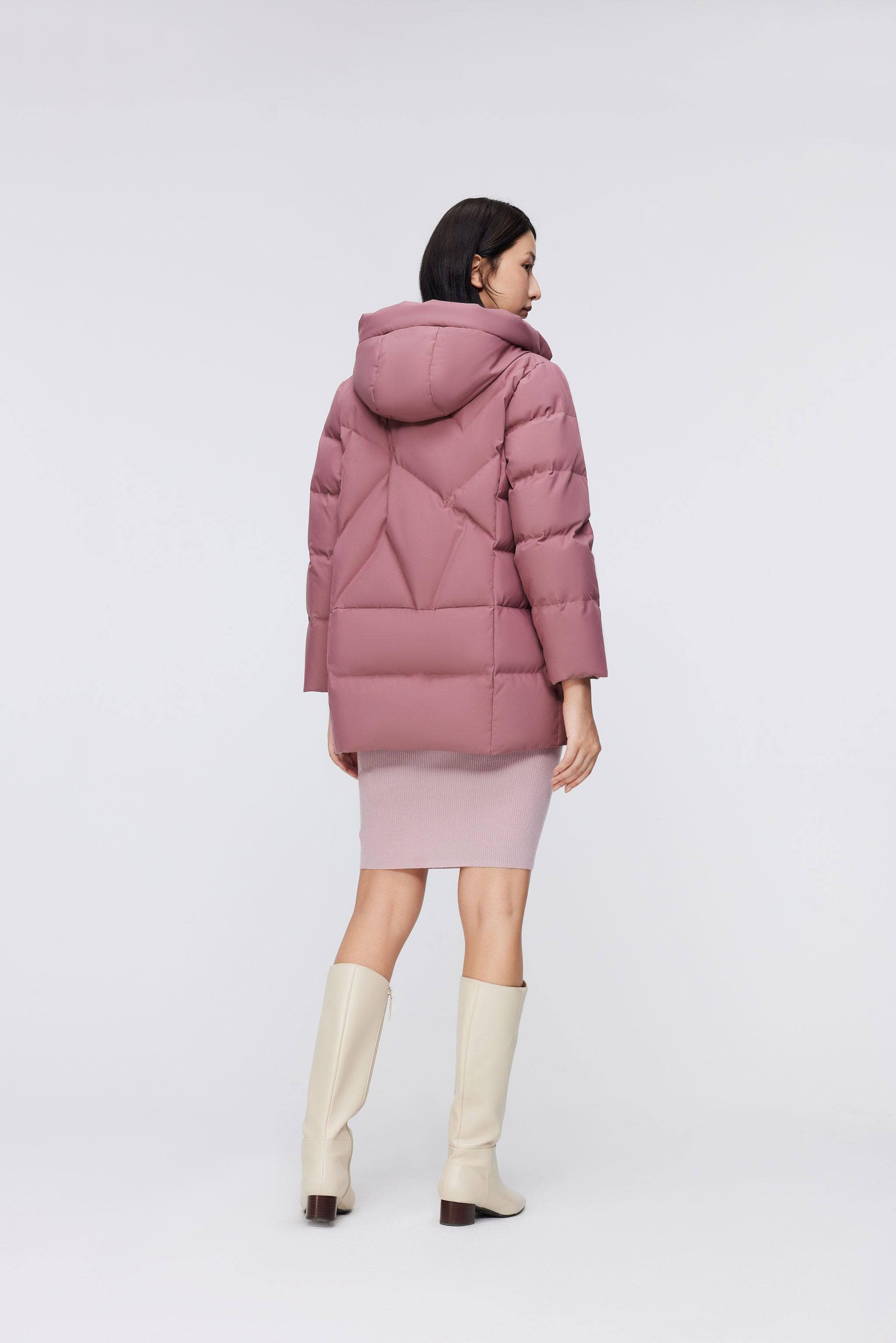 Womens Classic Casual Down Parka 5122 - Image 16