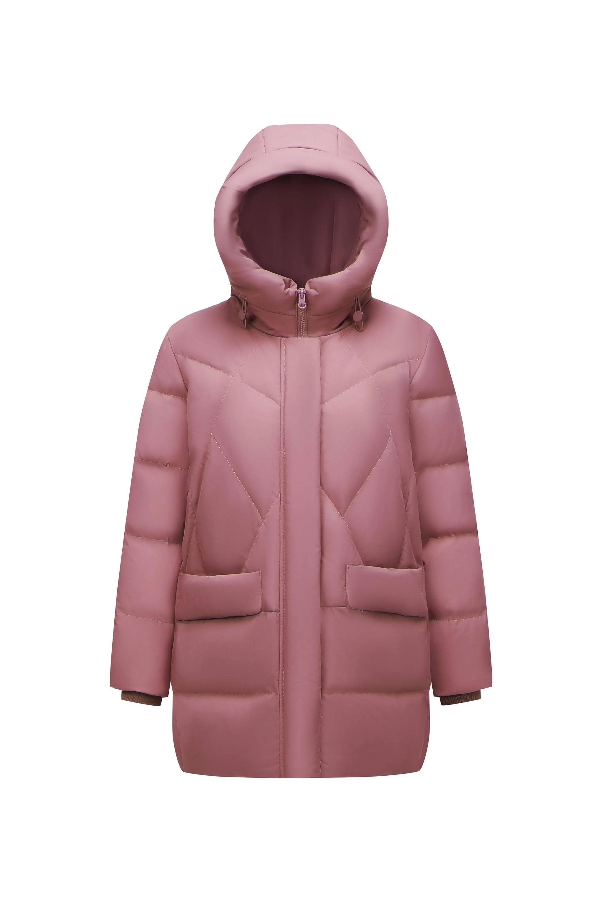 Womens Classic Casual Down Parka 5122 - Image 17