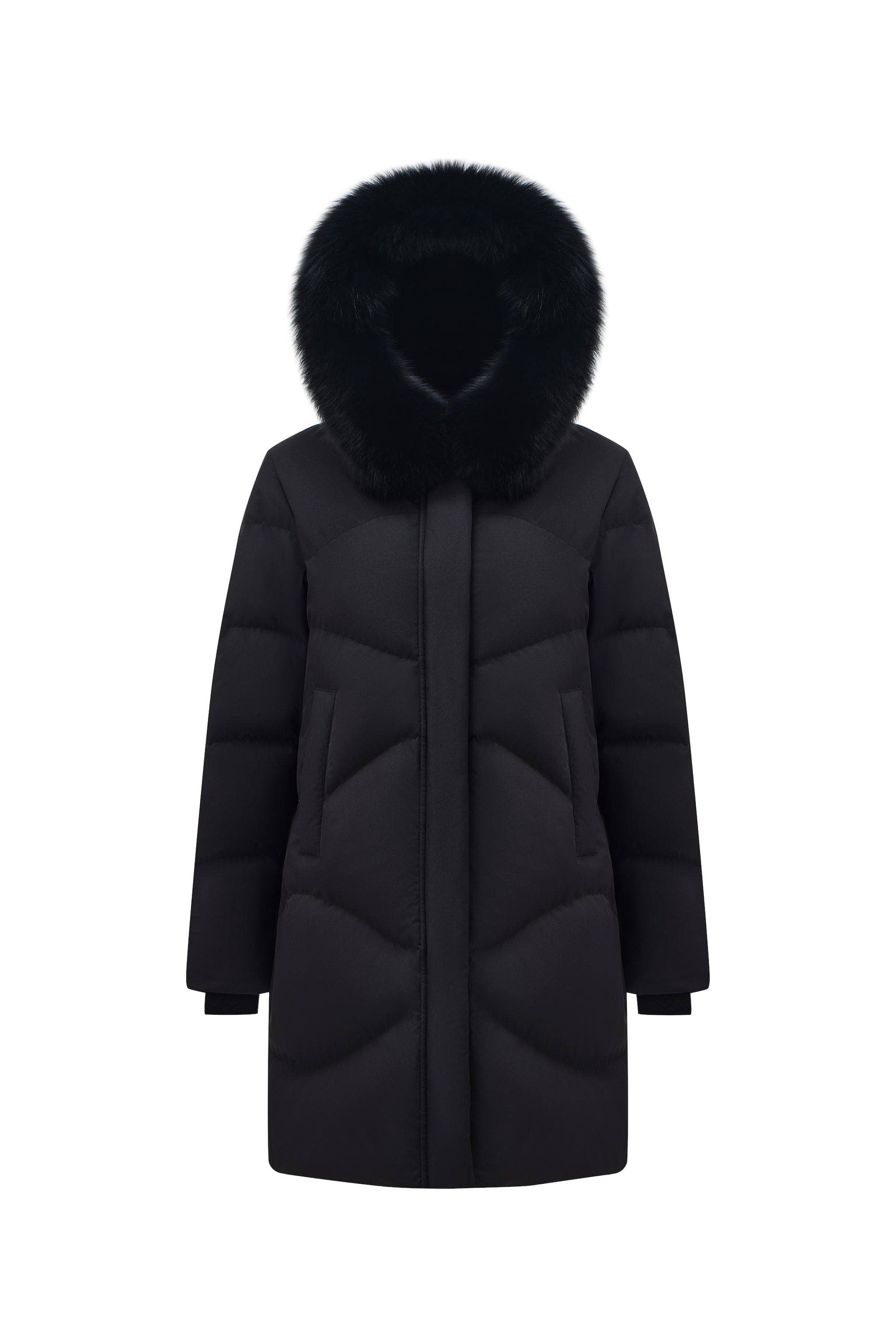 Women's Classic Casual Down Parka with Fur 5126 - Image 6