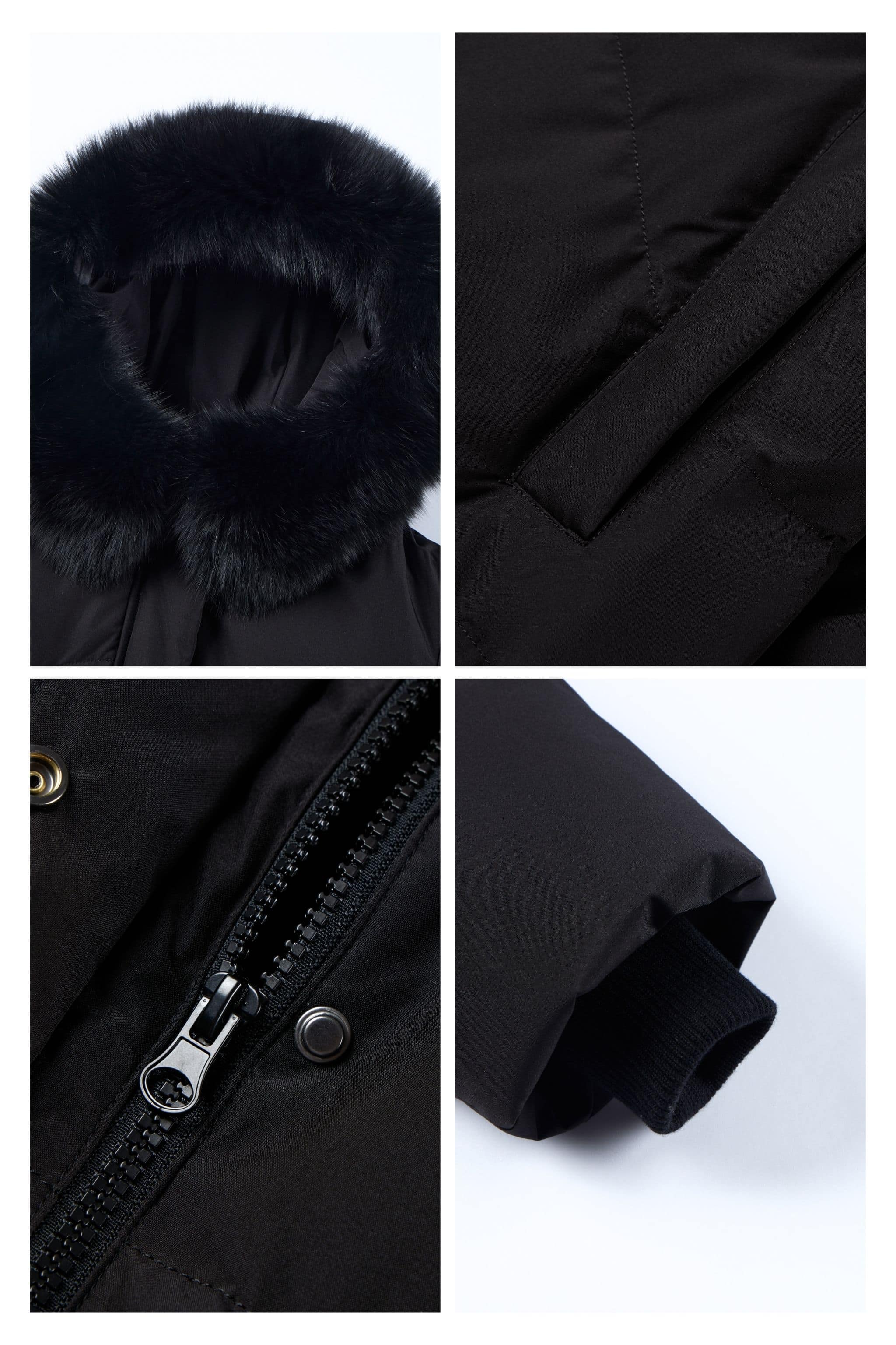 Women's Classic Casual Down Parka with Fur 5126 - Image 8