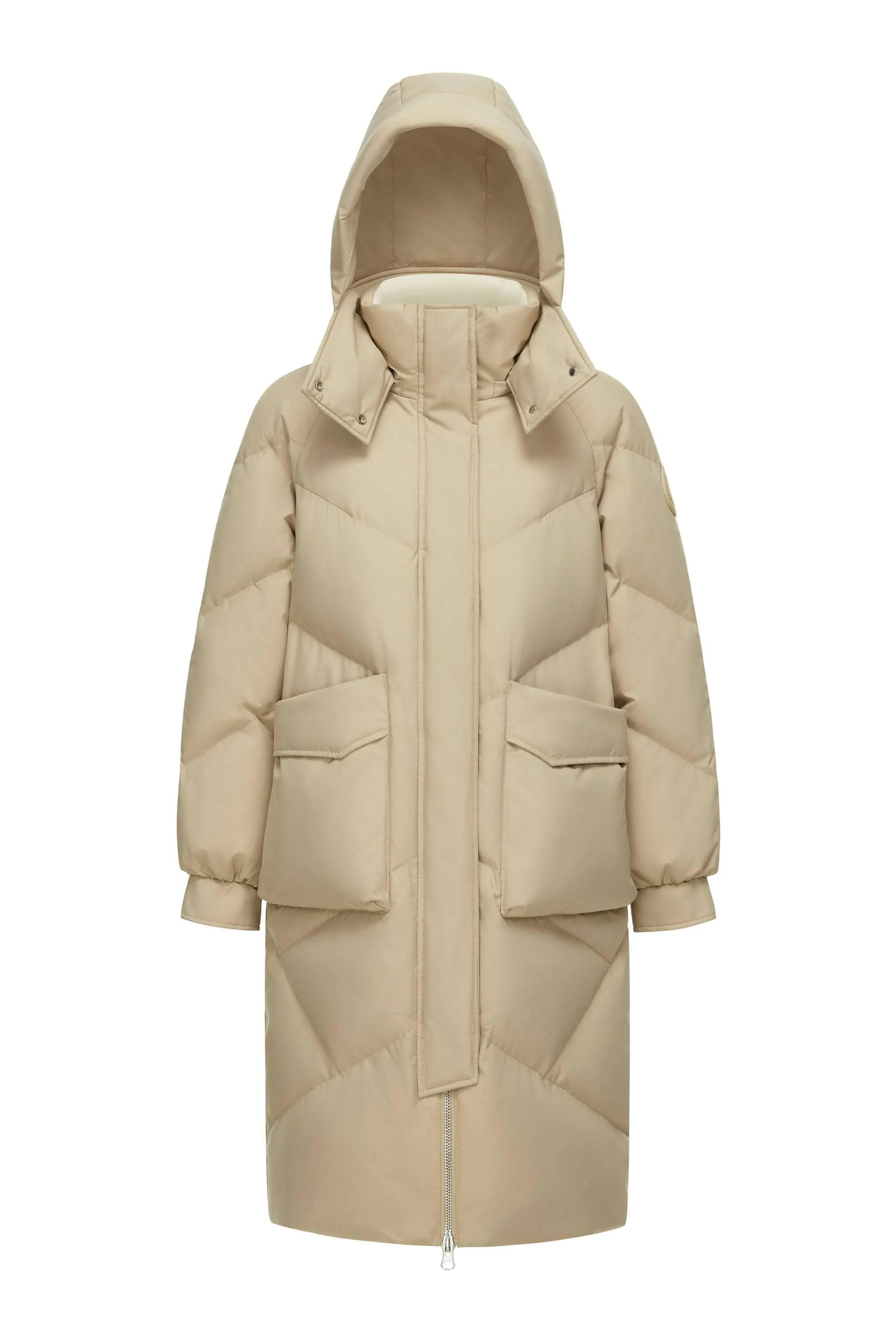 Women's Classic Down Coat with Hood 5252 - Image 14