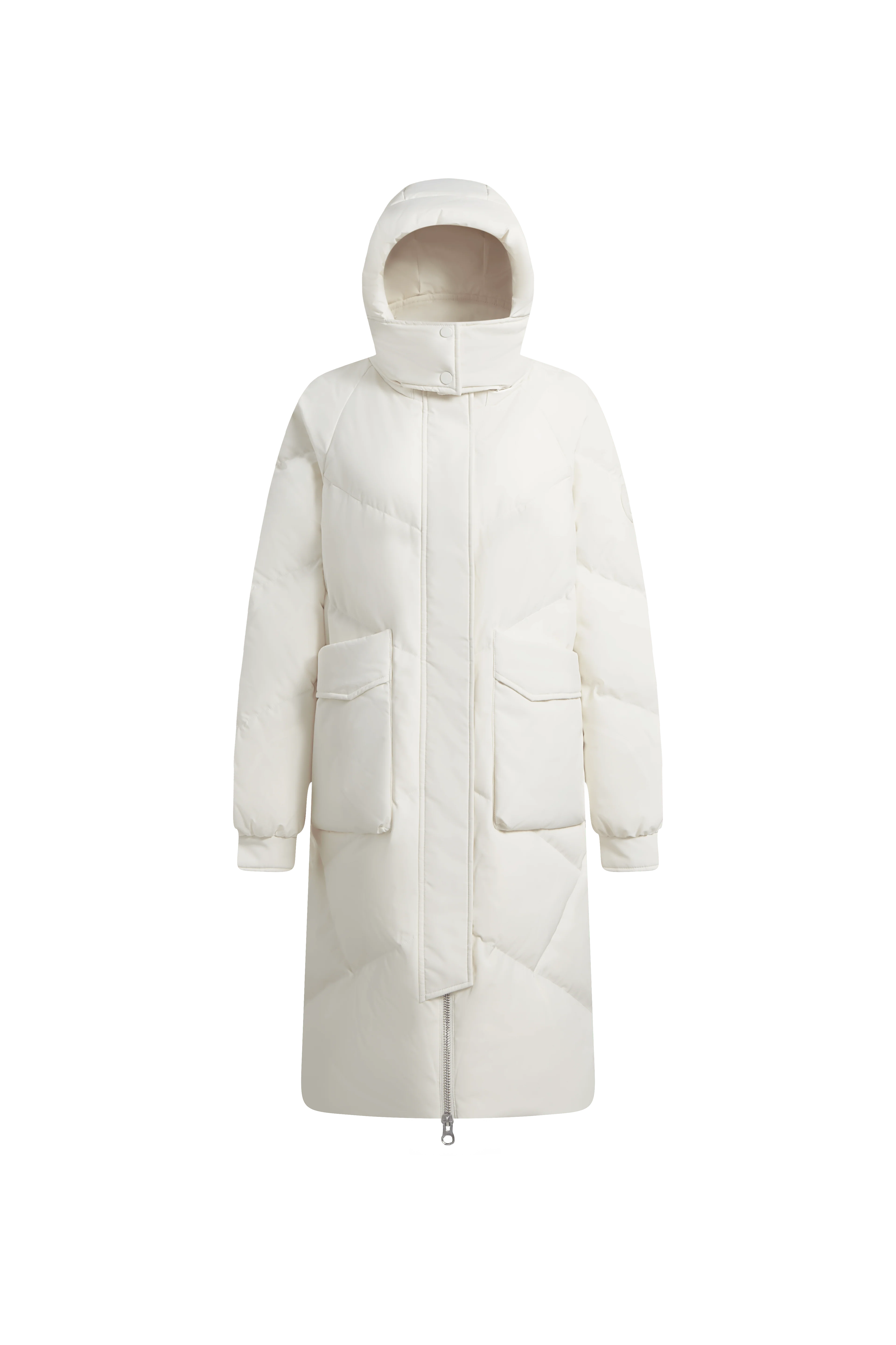 Women's Classic Down Coat with Hood 5252 - Image 4