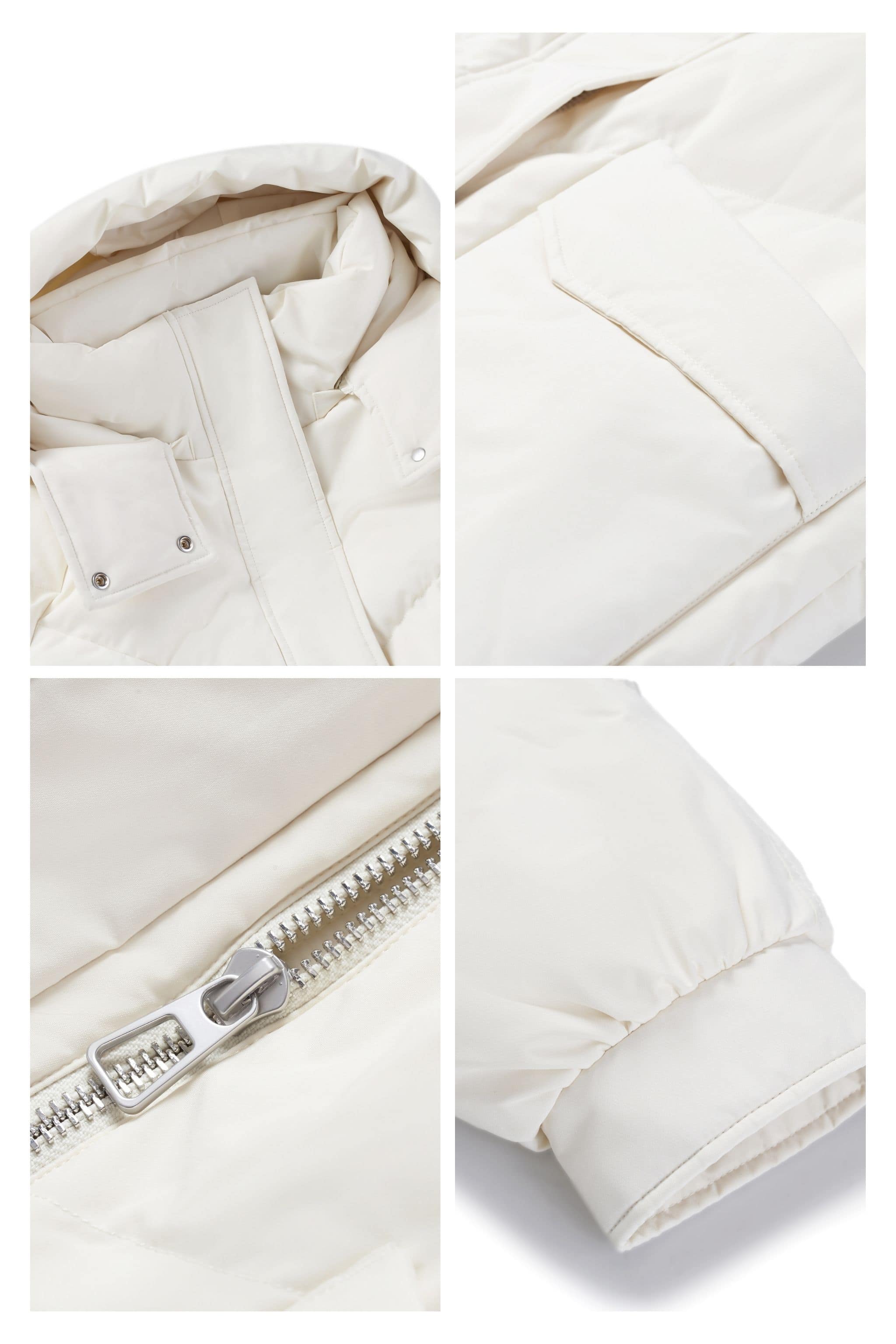Women's Classic Down Coat with Hood 5252 - Image 5