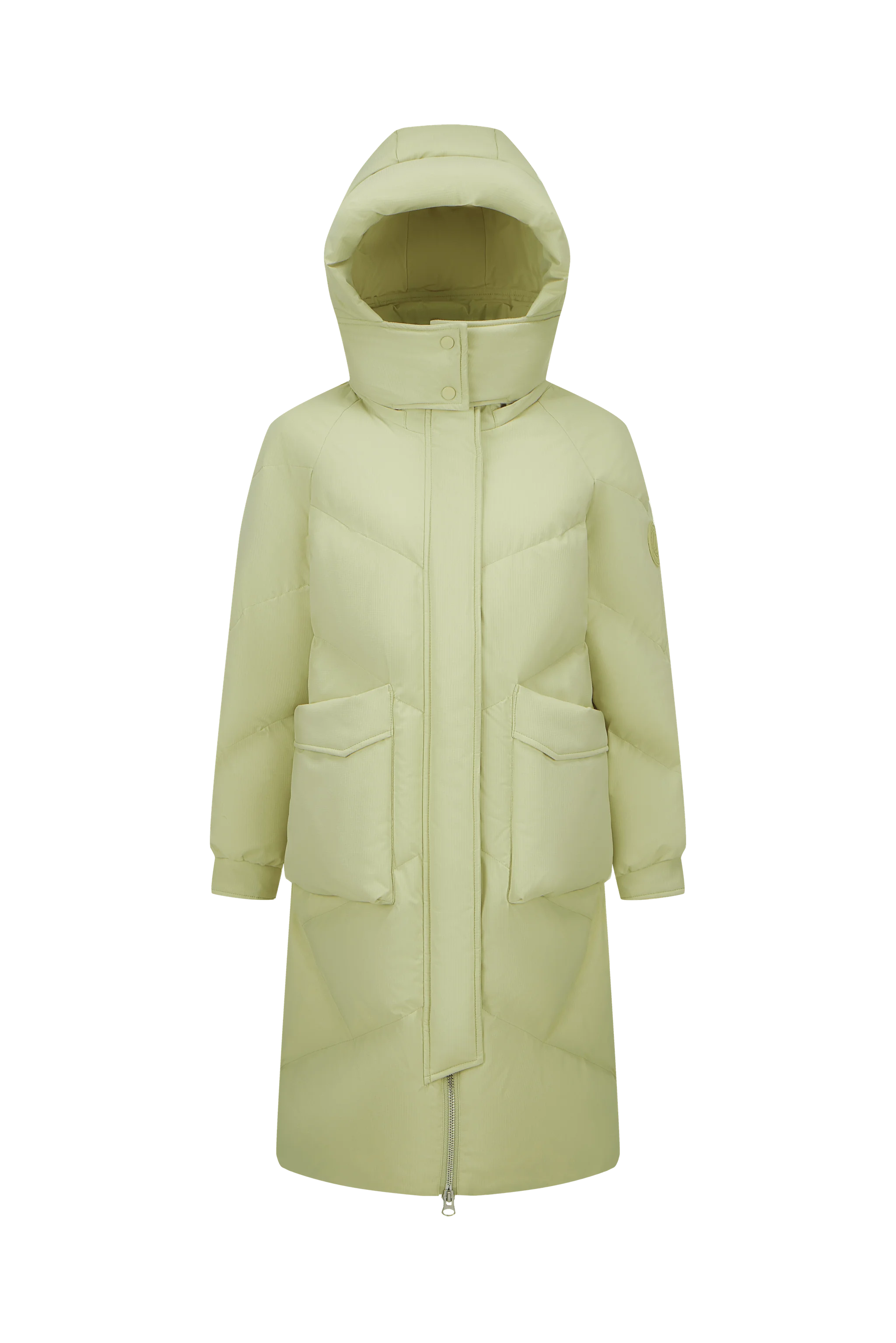 Women's Classic Down Coat with Hood 5252 - Image 9