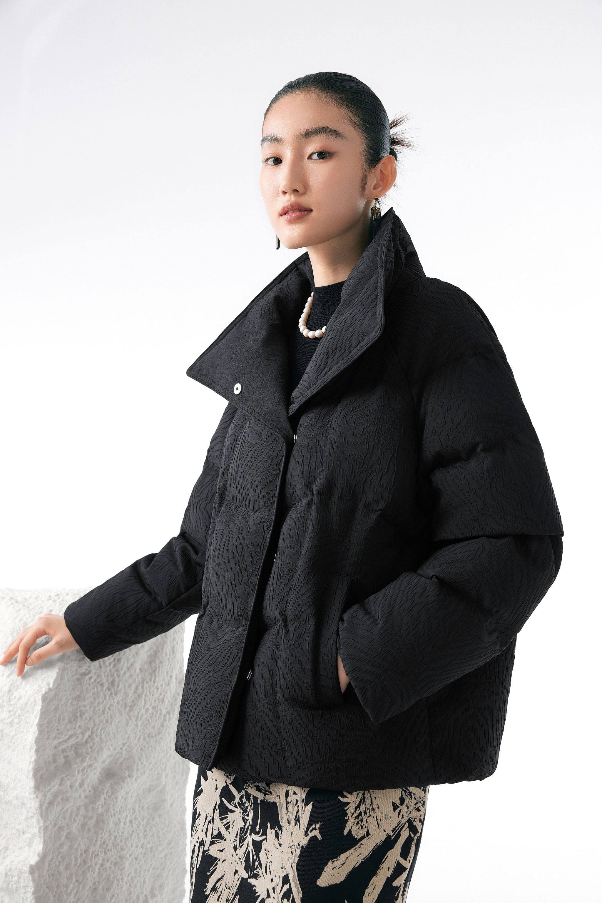 Women's Eastern Aesthetic Goose Down Jacket - Image 10