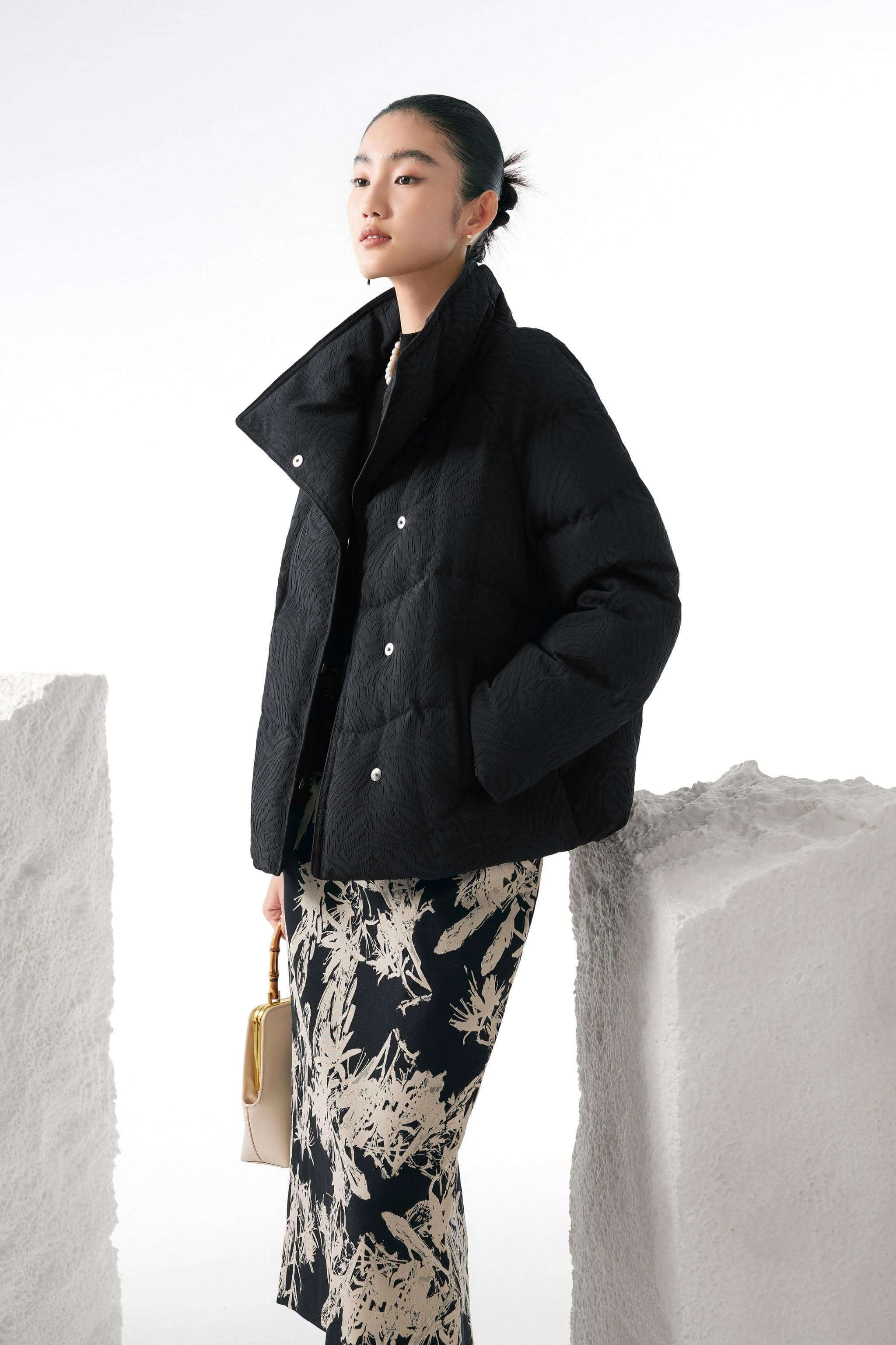 Women's Eastern Aesthetic Goose Down Jacket - Image 12