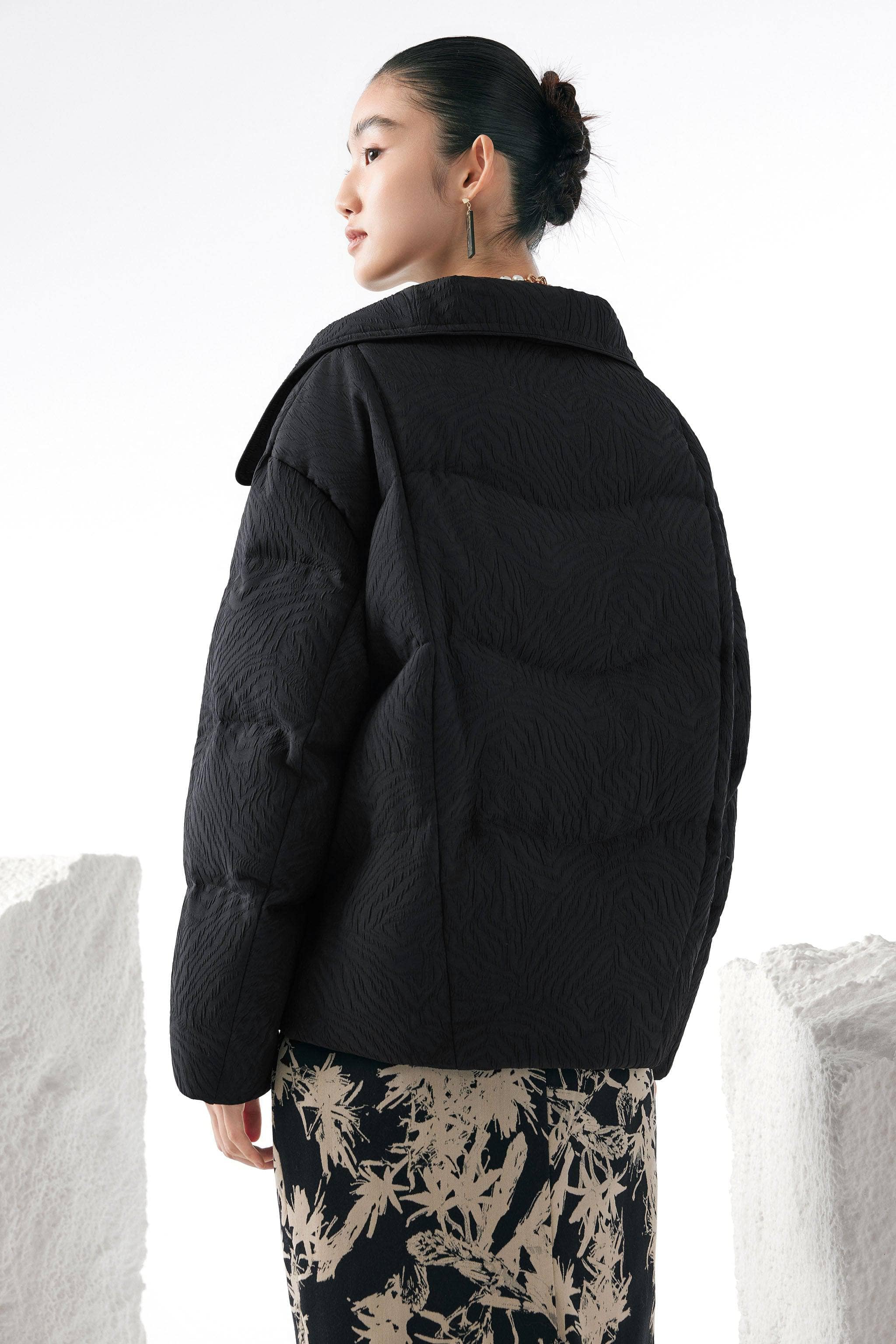 Women's Eastern Aesthetic Goose Down Jacket - Image 13