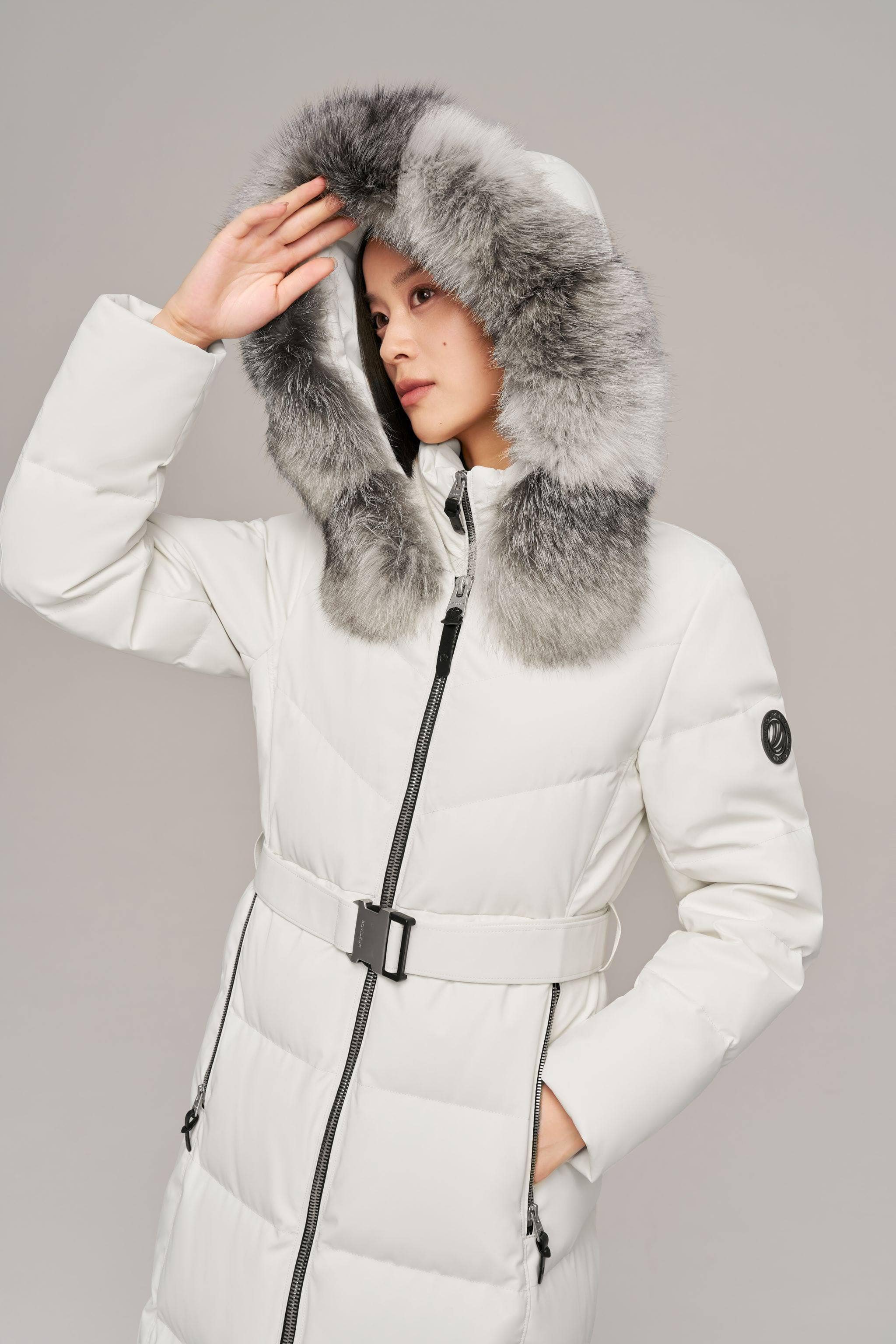 Women's Premium Extreme Goose Down Full Length Coat - Image 5