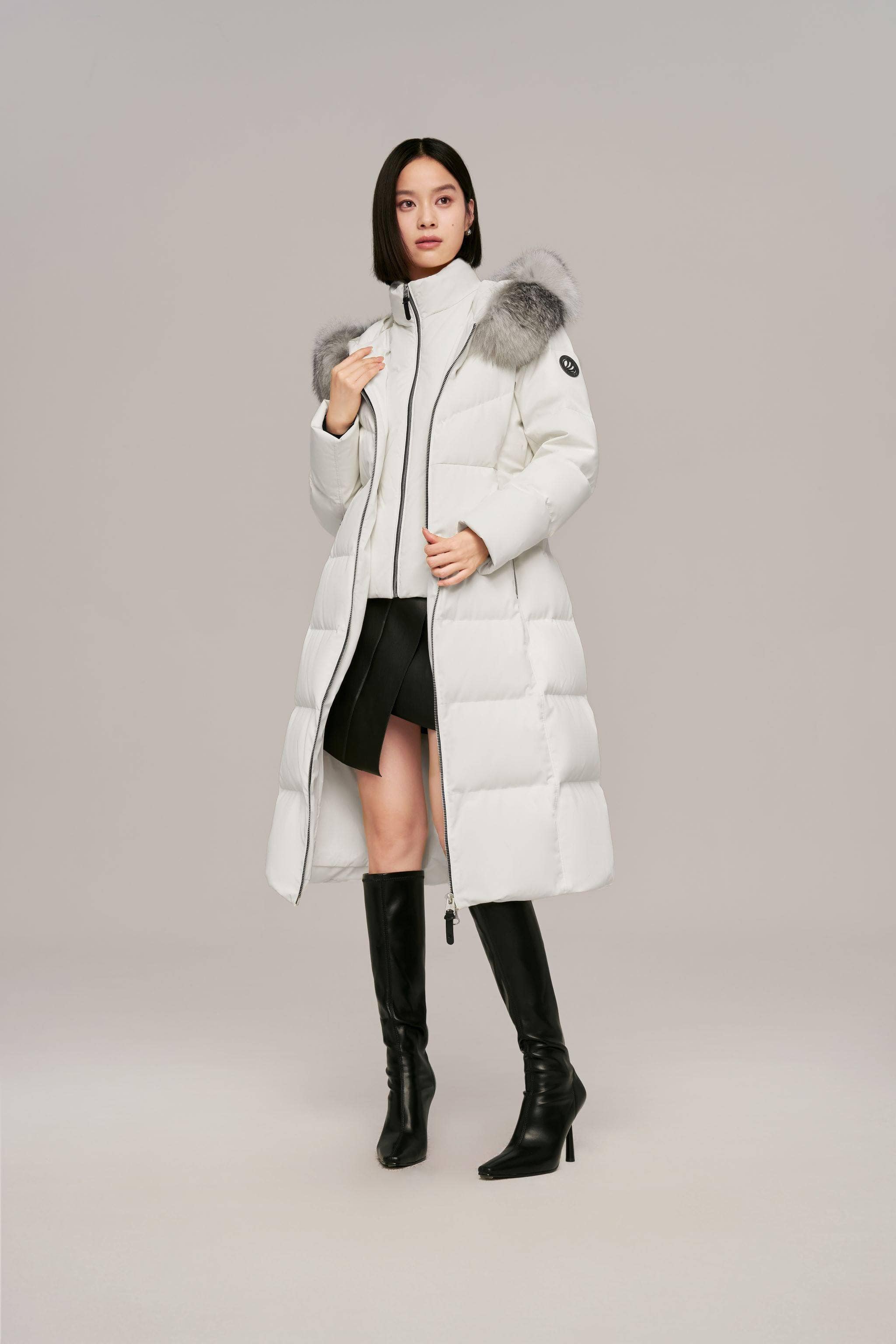 Women's Premium Extreme Goose Down Full Length Coat - Image 9